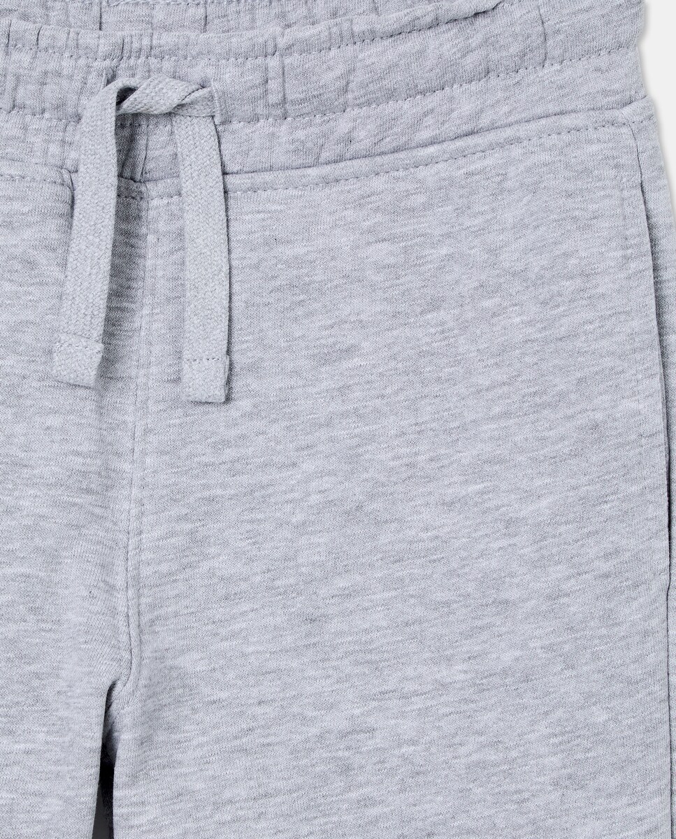 Calças Desportivas de Felpa BSC 820 Cinzento Médio-5