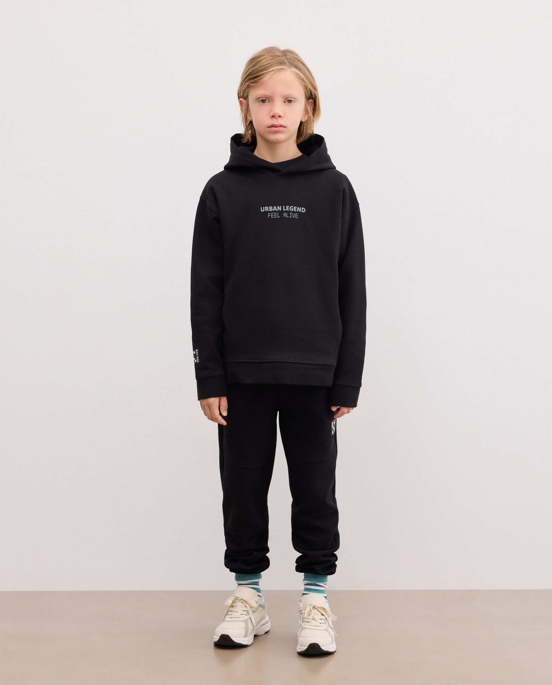 Pantalón de niño en felpa interlock - Kids El Corte Inglés - 830 Antracita 830 Antracita-1