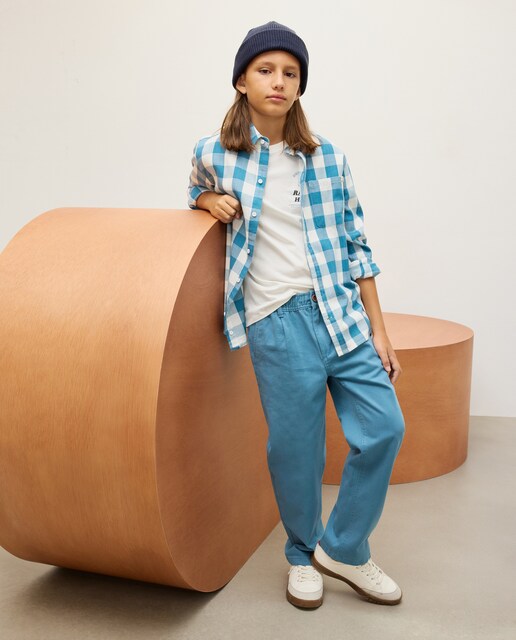 Imagem 0 de Calças Chino com Pinças