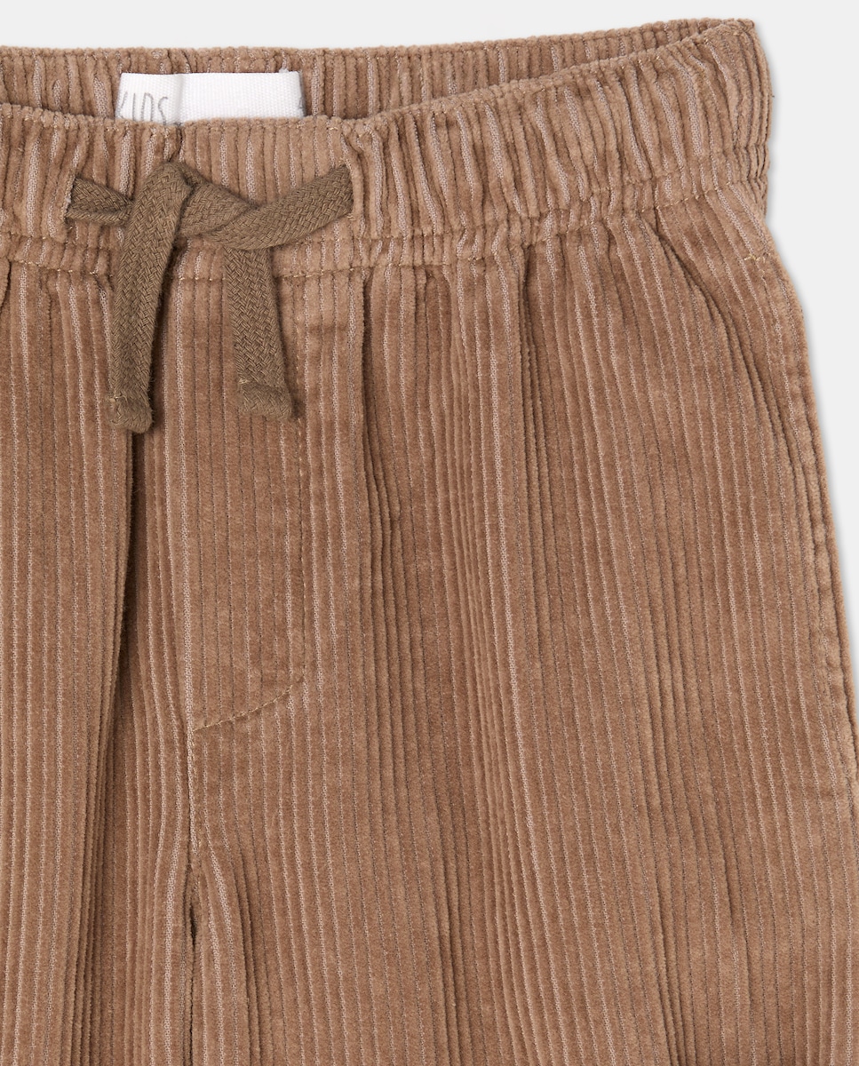 Calças de Bombazina Lisas 730 Camel-5