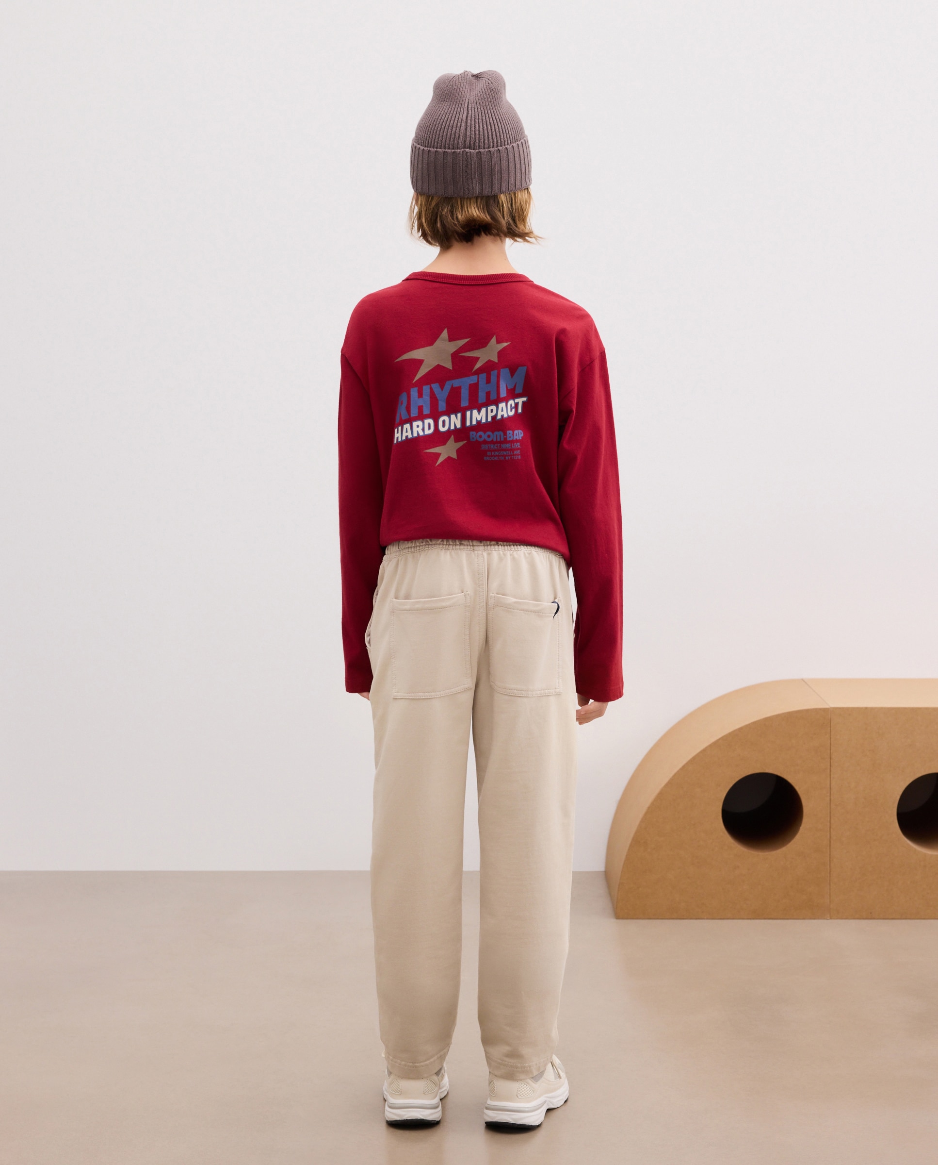 Pantalón de niño en felpa y plana de color - Kids El Corte Inglés - 850 Piedra 850 Piedra-3