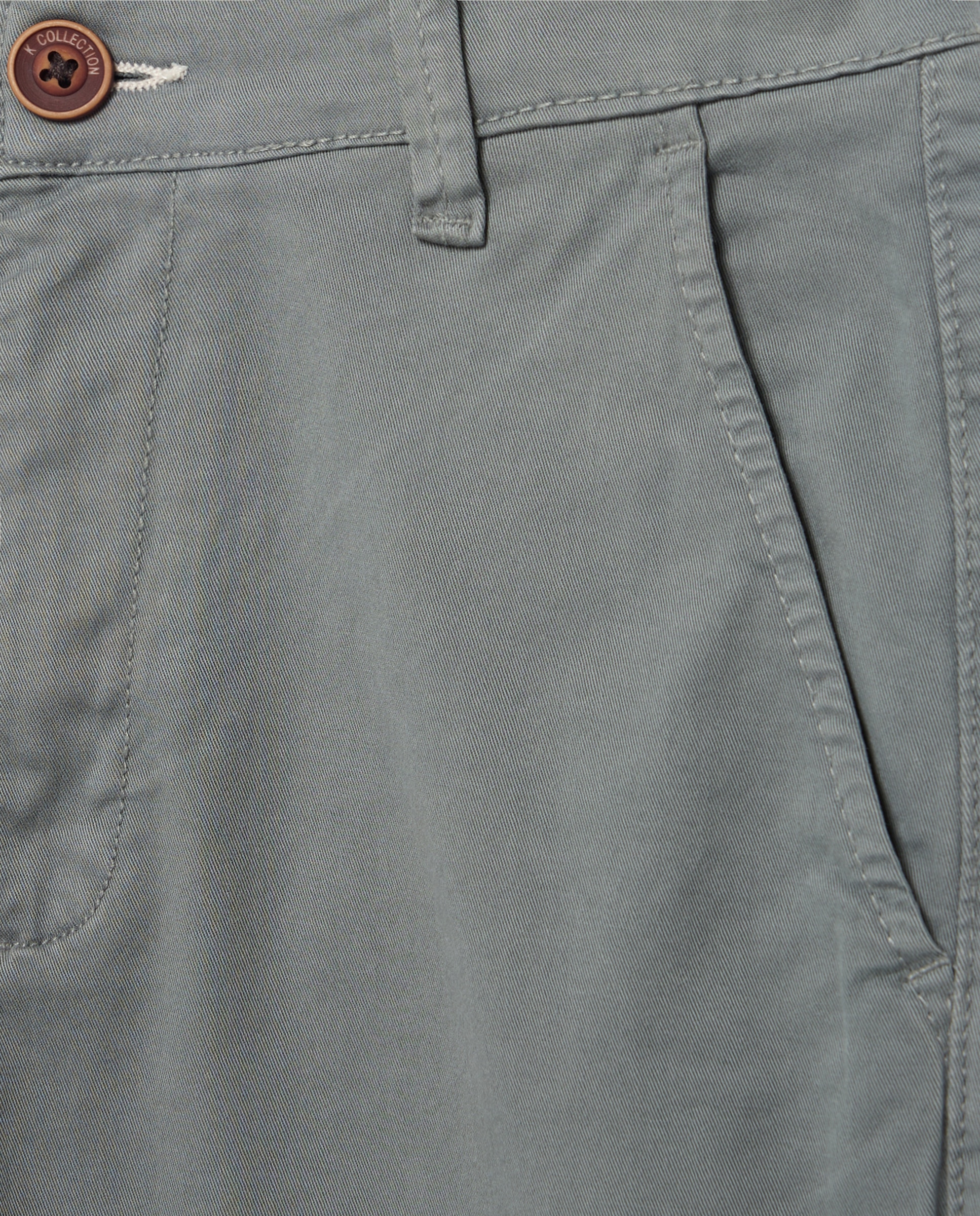 Pantalón de niño tipo chino liso - Kids El Corte Inglés - Verde Verde-5