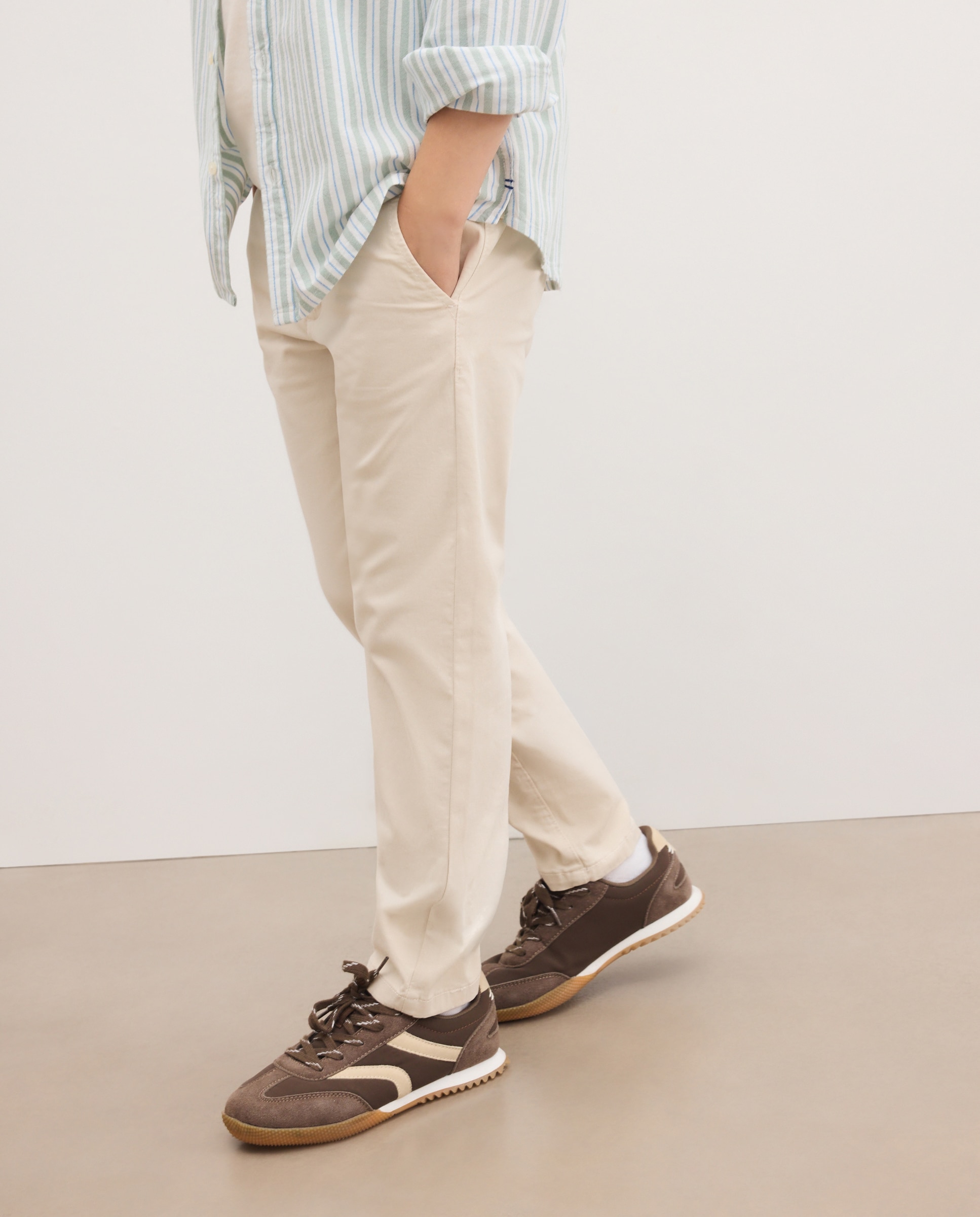 Pantalón de niño tipo chino liso - Kids El Corte Inglés - 850 Piedra 850 Piedra-2