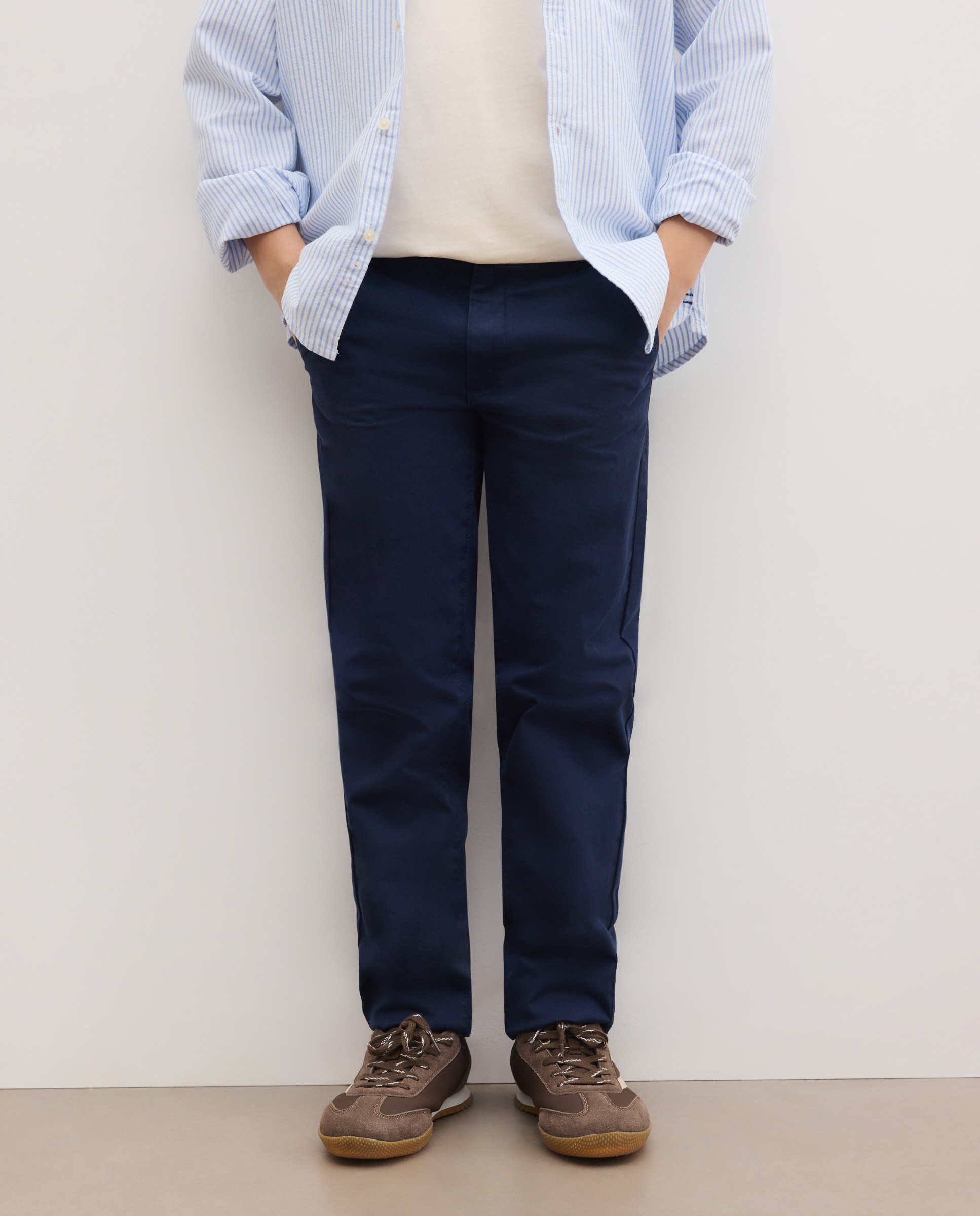Pantalón de niño tipo chino liso - Kids El Corte Inglés - Azul marino Azul marino-2