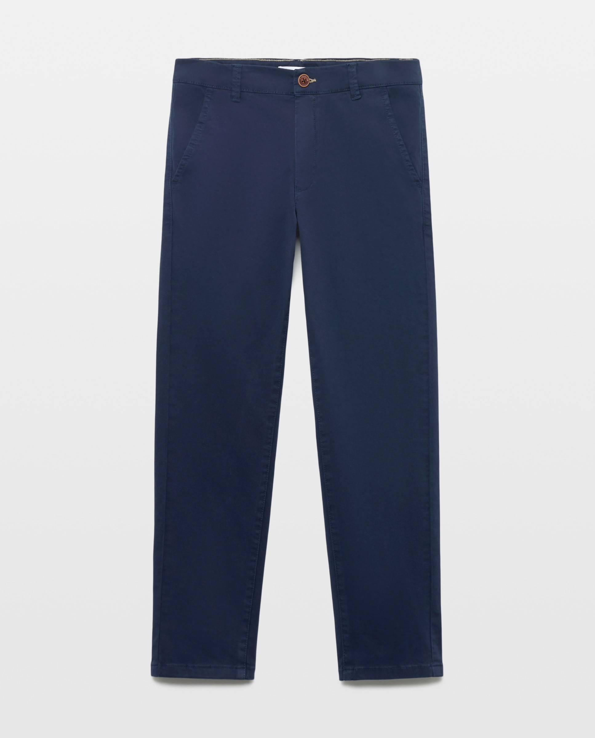 Pantalón de niño tipo chino liso - Kids El Corte Inglés - Azul marino Azul marino-4