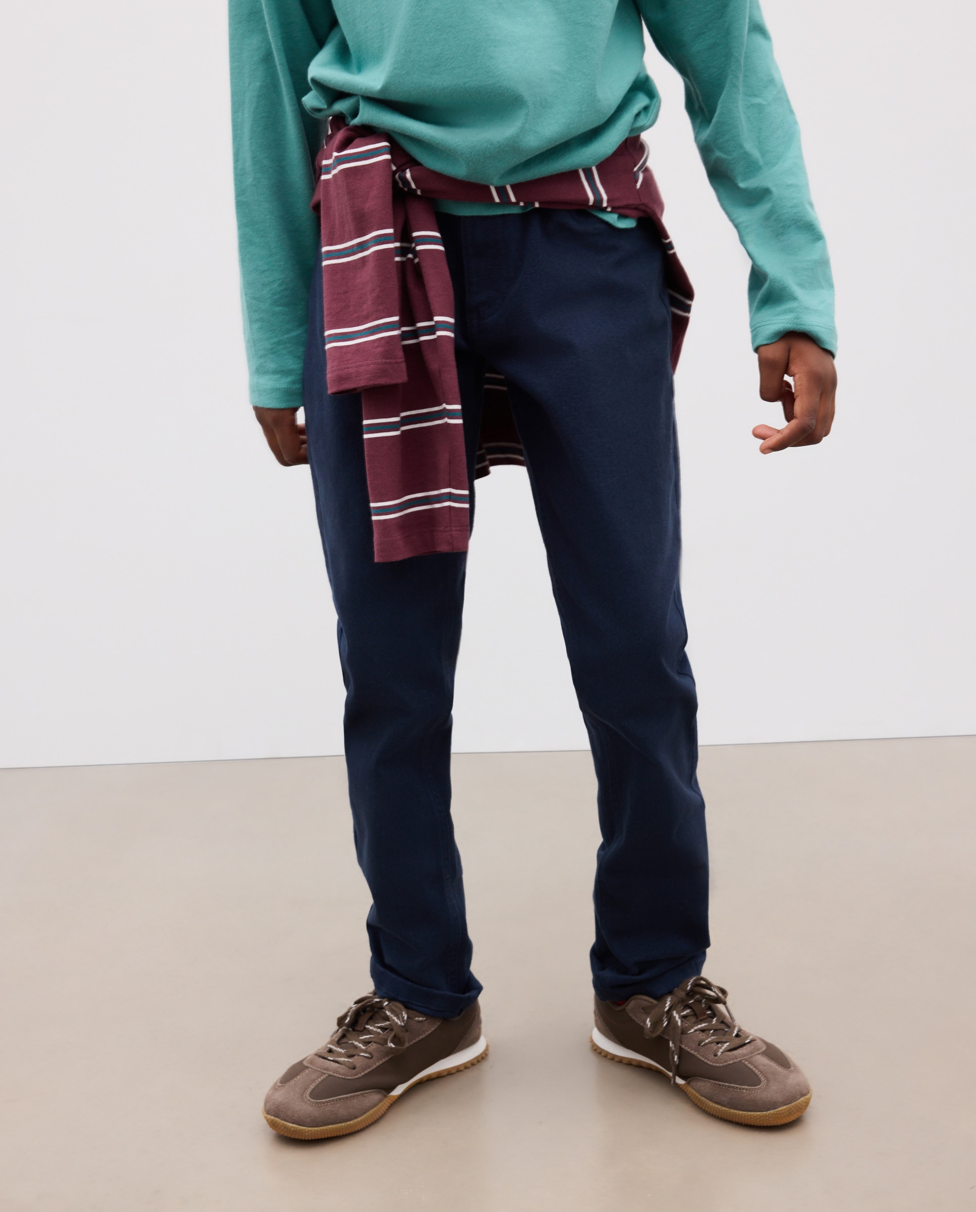 Pantalón liso 5 bolsillos colores de niño - Kids El Corte Inglés - 400 Azul 400 Azul-2