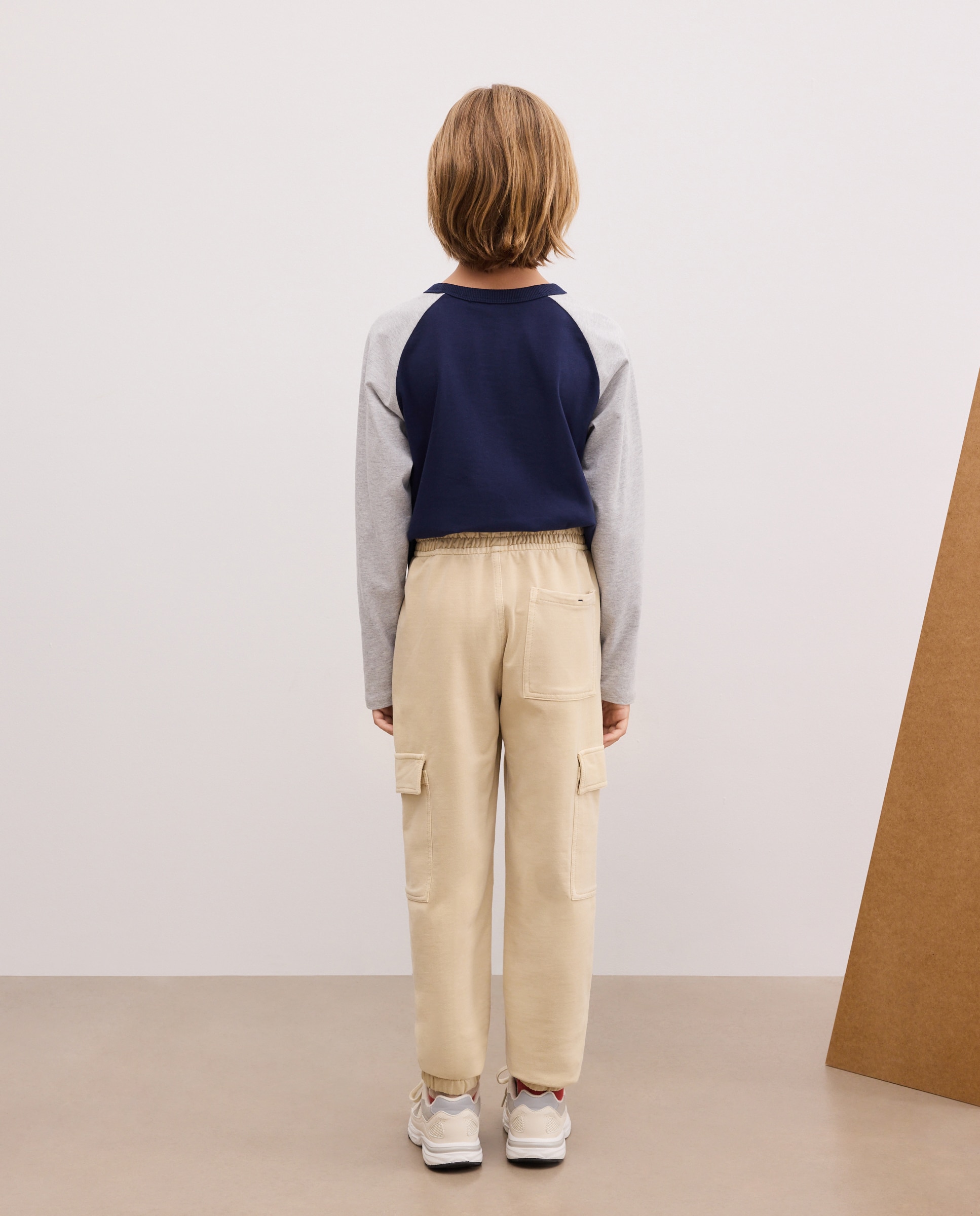 Pantalón liso cargo con gomas de niño - Kids El Corte Inglés - 850 Piedra 850 Piedra-3