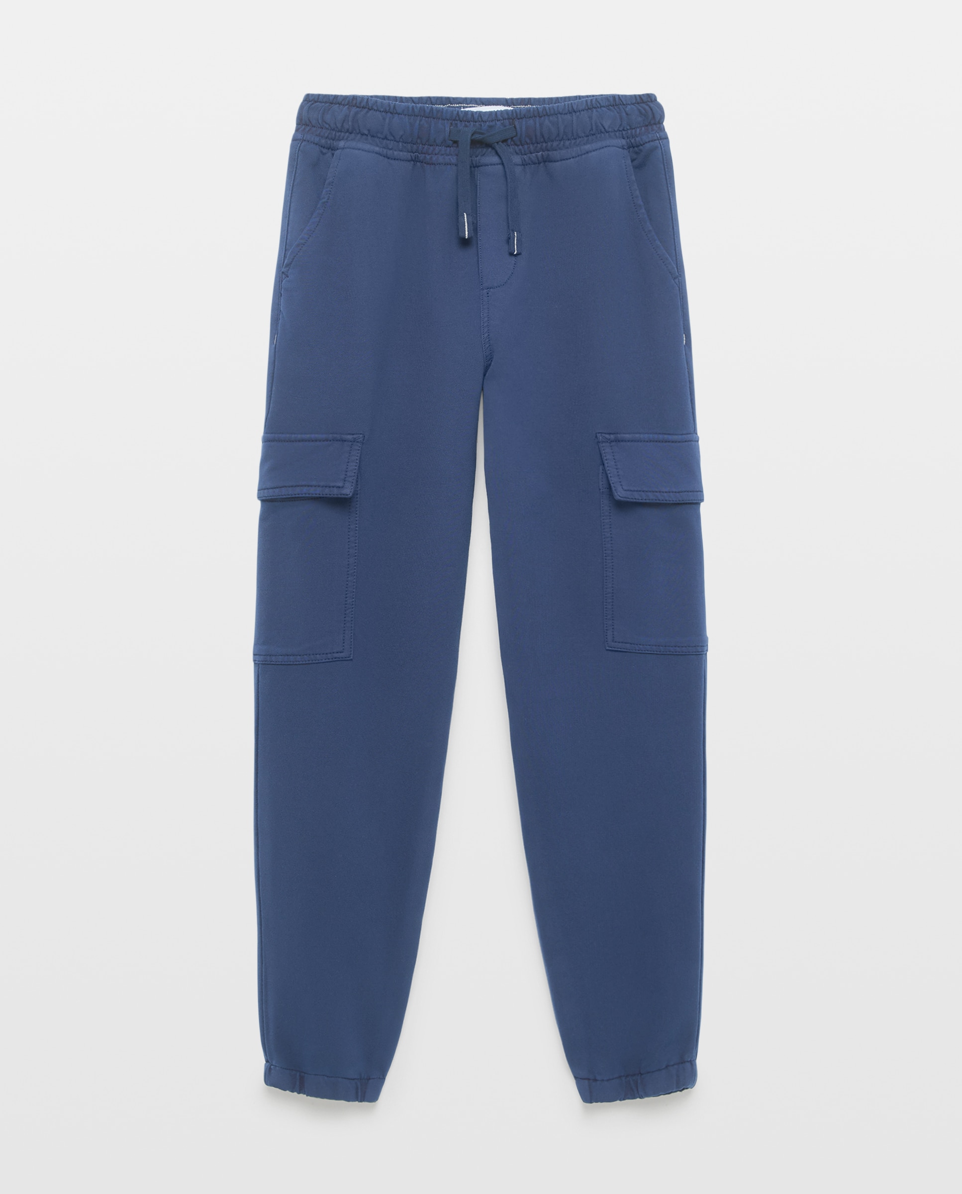 Pantalón liso cargo con gomas de niño - Kids El Corte Inglés - Azul marino Azul marino-4