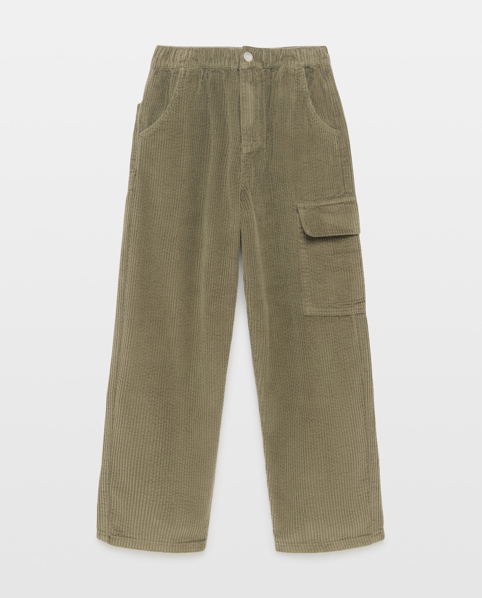 Pantalón liso pana gruesa sheersucker de niño - Kids El Corte Inglés - 520 Kaki 520 Kaki-4