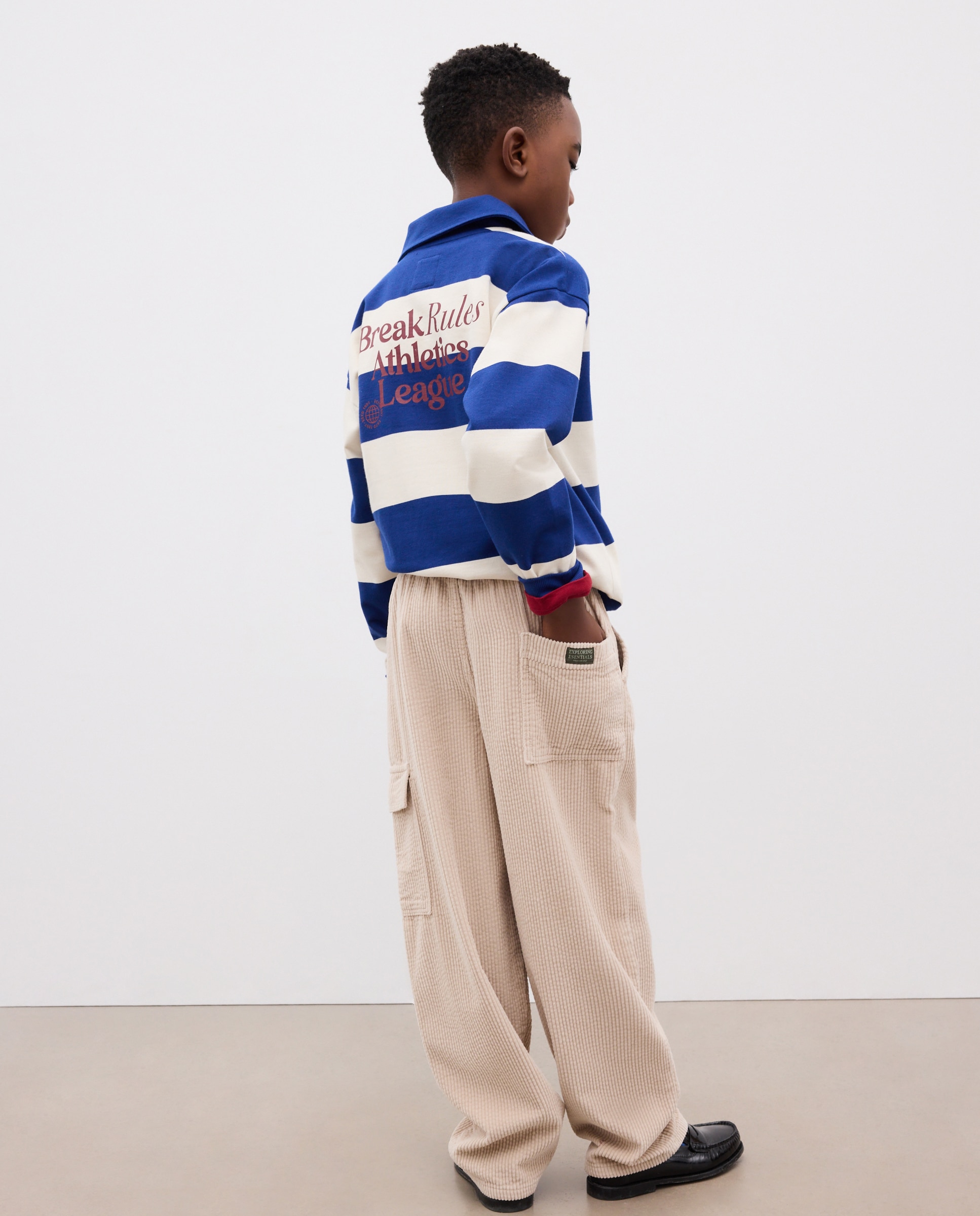 Pantalón liso pana gruesa sheersucker de niño - Kids El Corte Inglés - 120 Crudo 120 Crudo-4