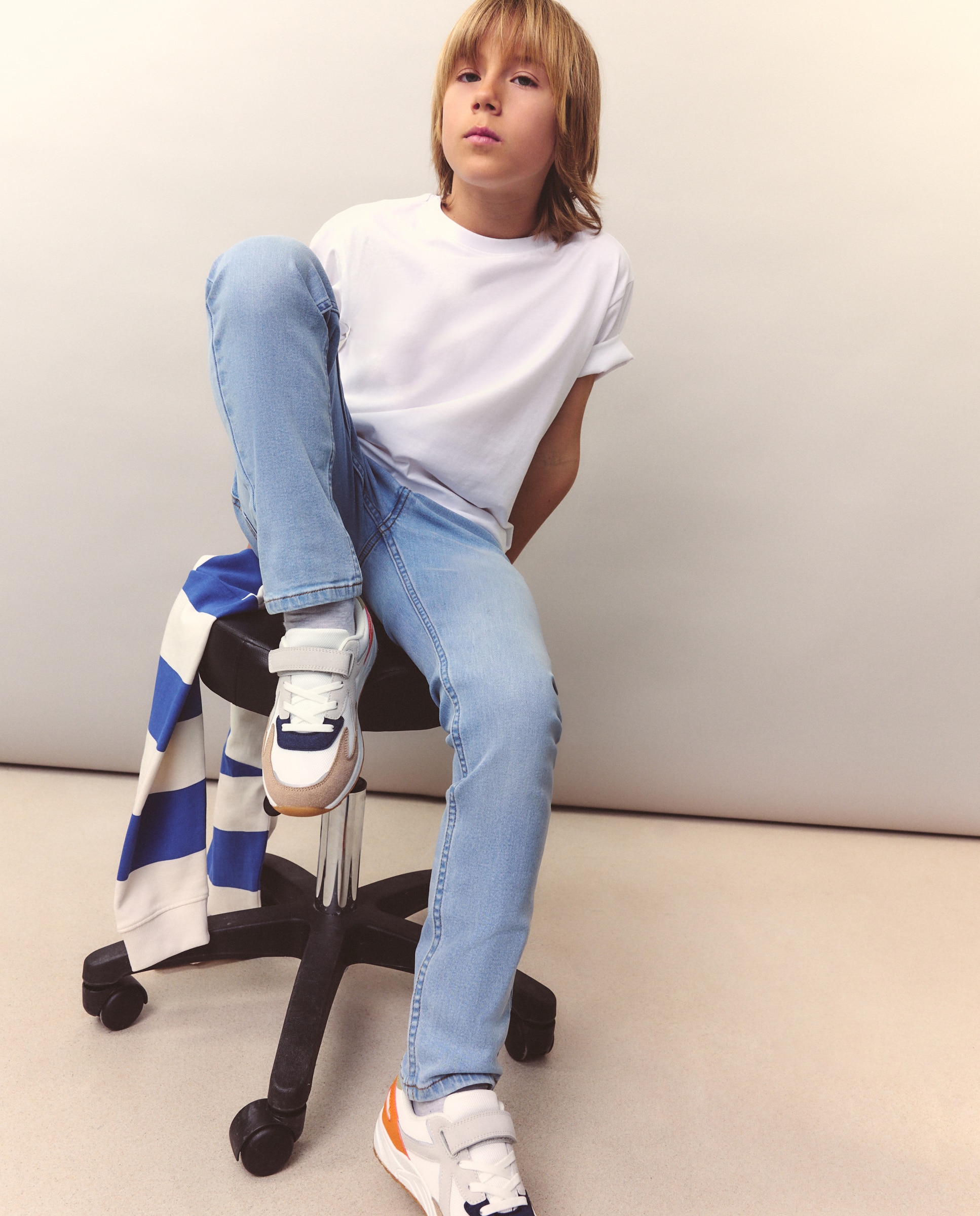 Jeans skinny de menino Kids El Corte Inglés 490 Petróleo-1