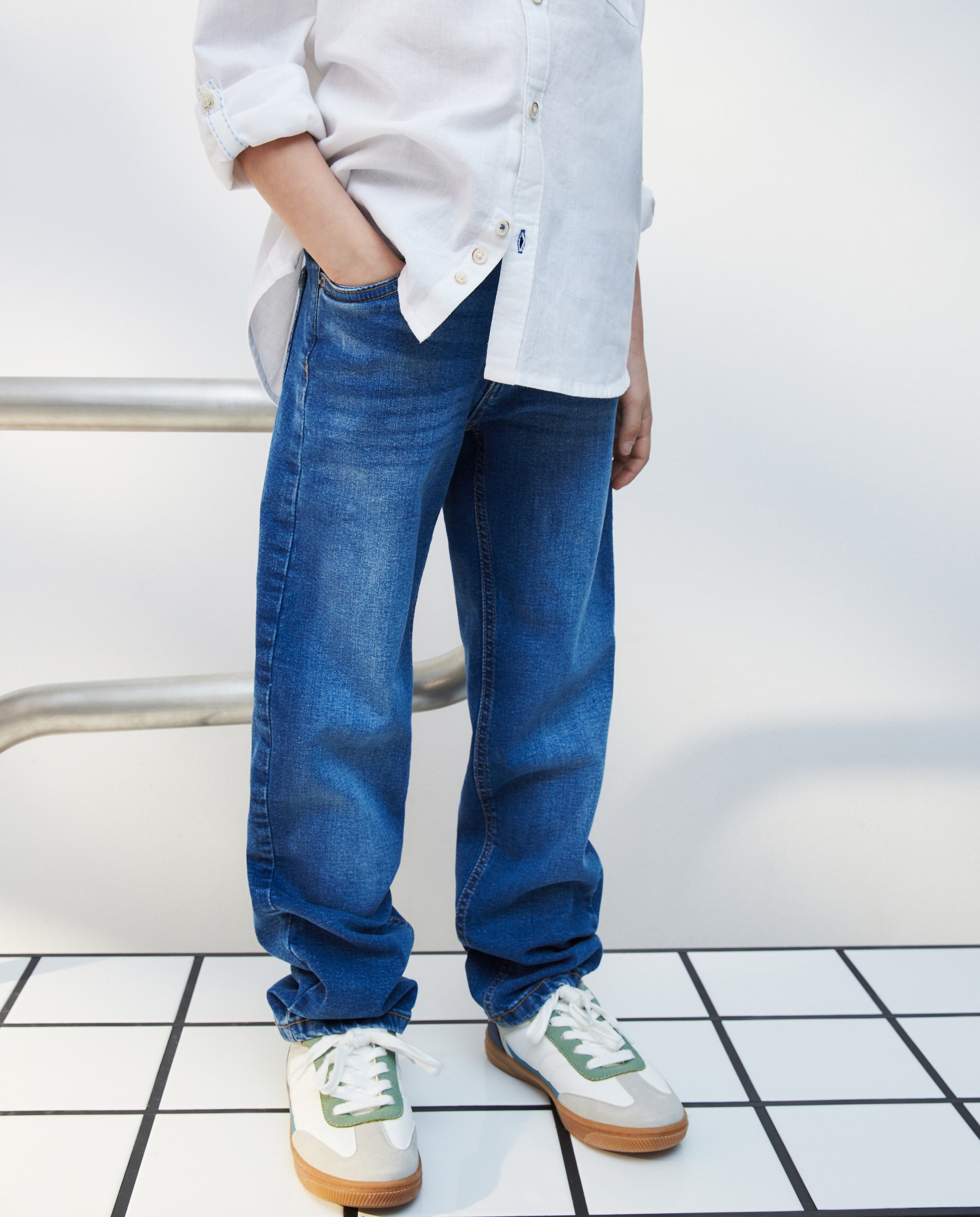 Jeans regular Kids El Corte Inglés Azul pálido-2