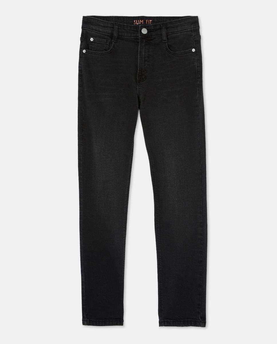 Jeans Slim Preto Intenso-4
