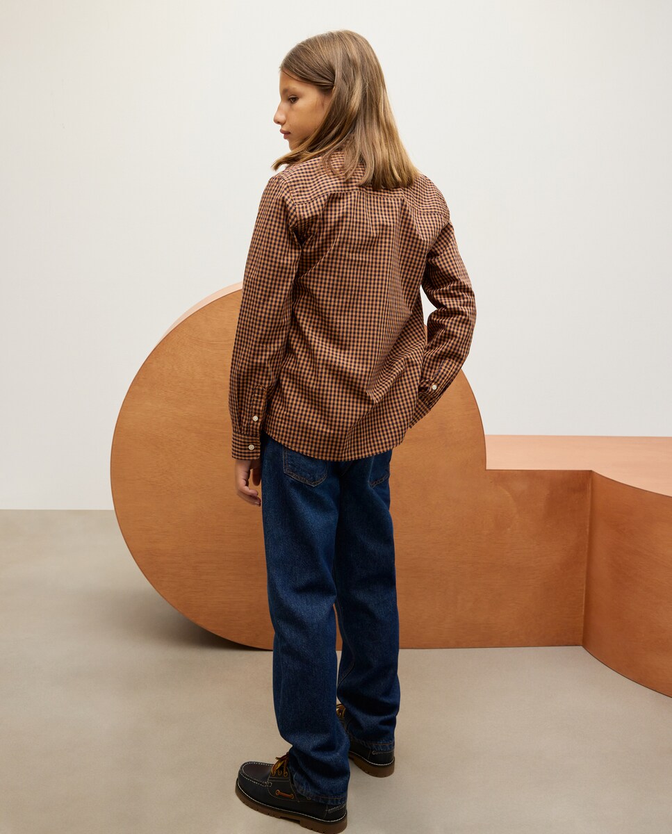 Jeans Straight Azul Suave-3