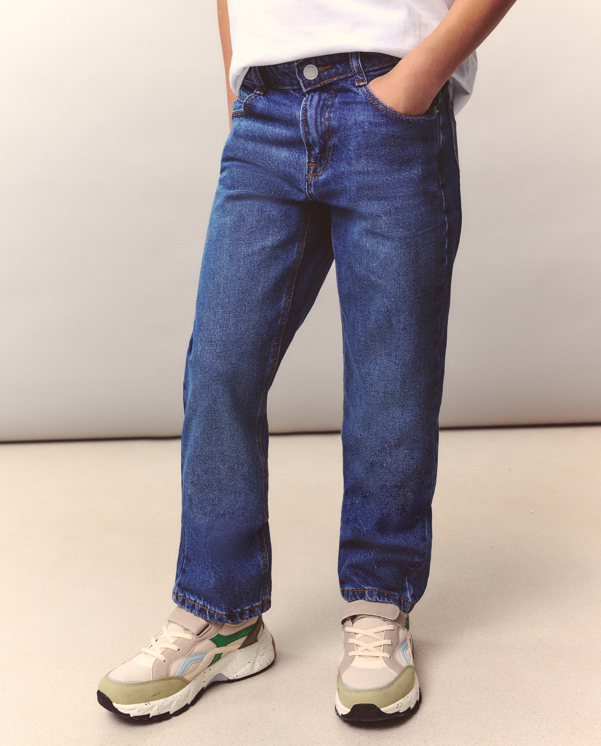 Jeans Straight Kids El Corte Inglés Azul pálido-2