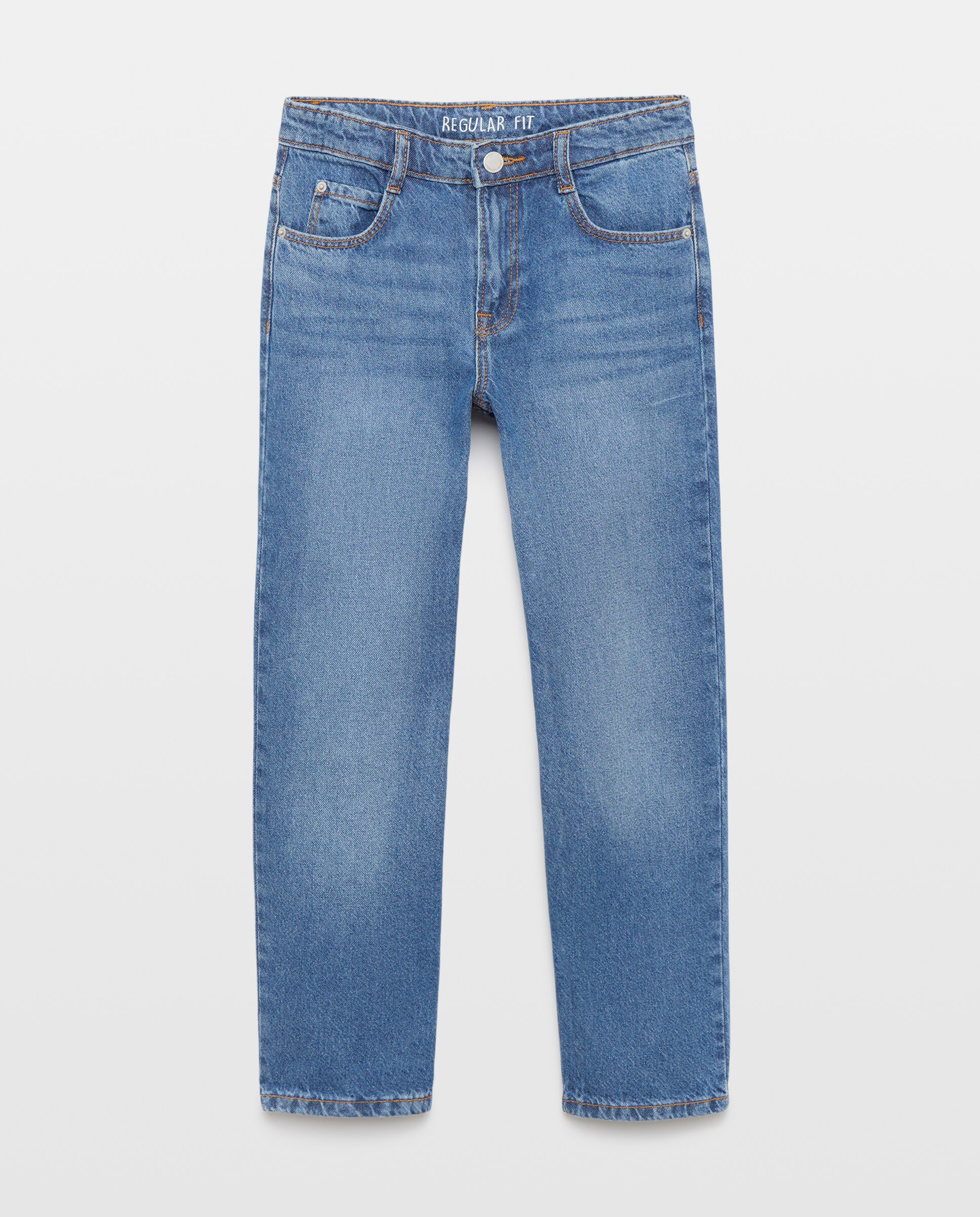 Jeans Straight Kids El Corte Inglés Azul pálido-4