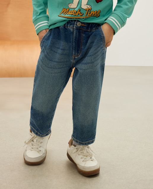 Imagen 0 de PANTALÓN DENIM FELPA JOGGER