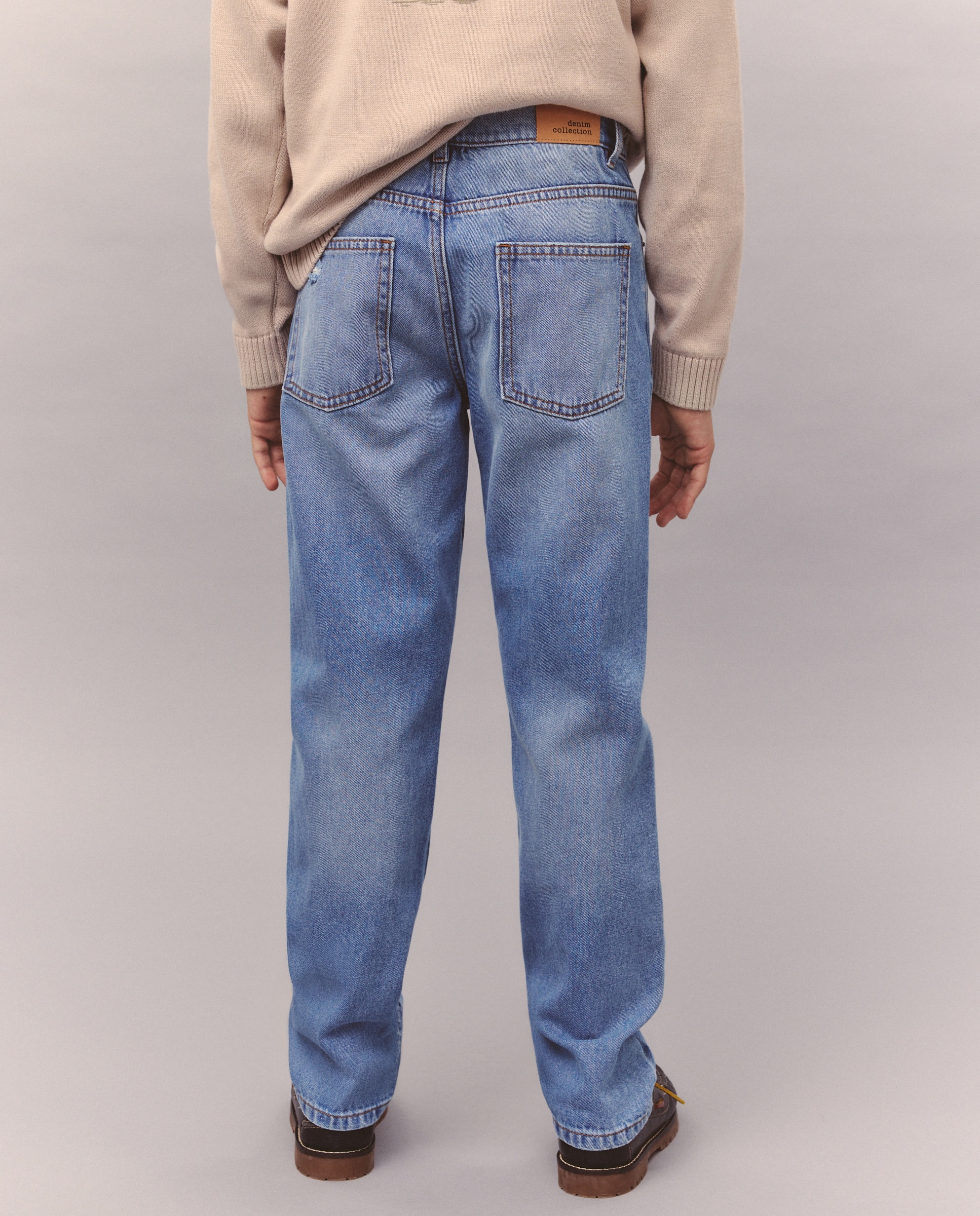 Jeans Lisas com Rasgões Kids El Corte Inglés Azul pálido-3