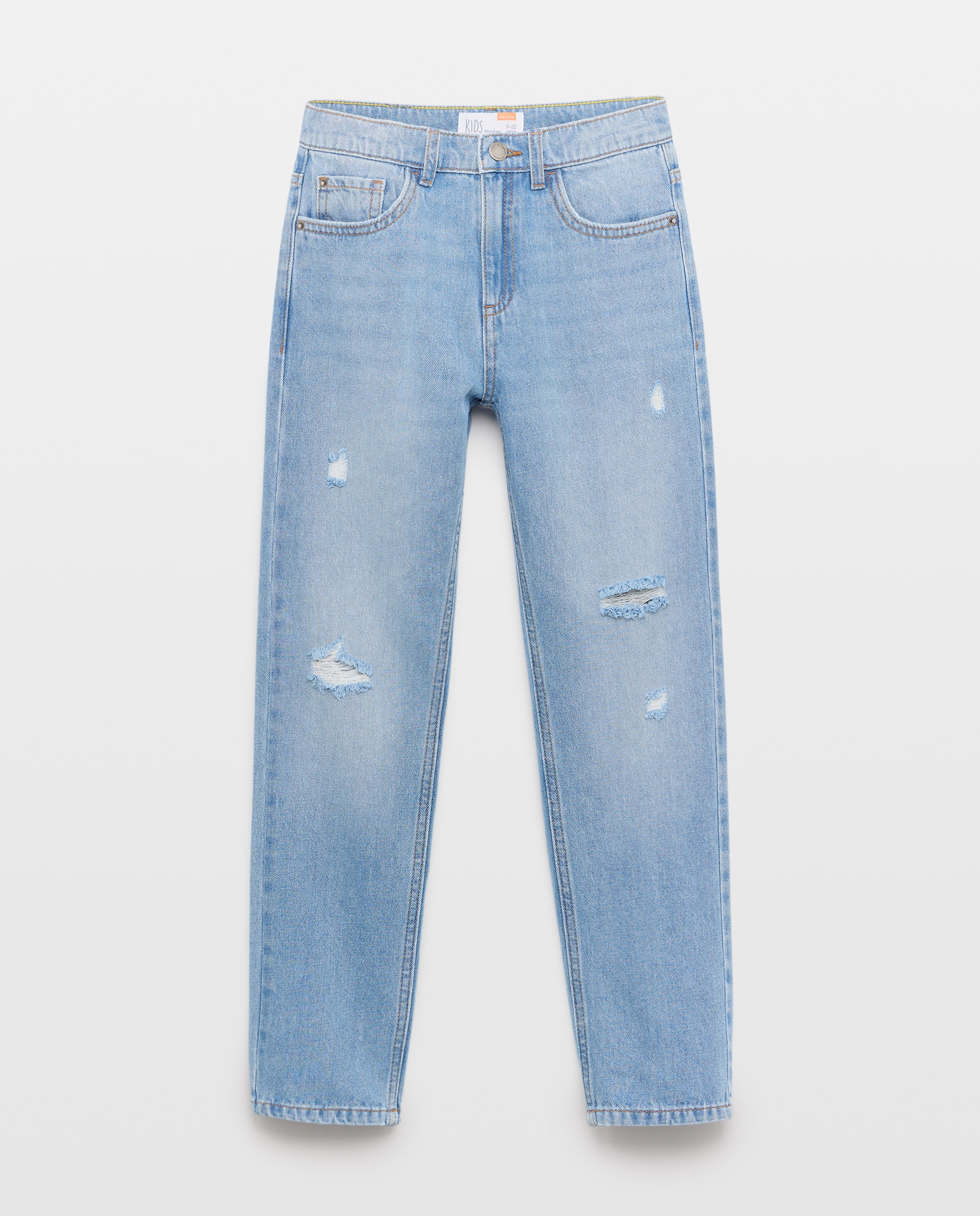 Jeans Lisas com Rasgões Kids El Corte Inglés Azul pálido-4