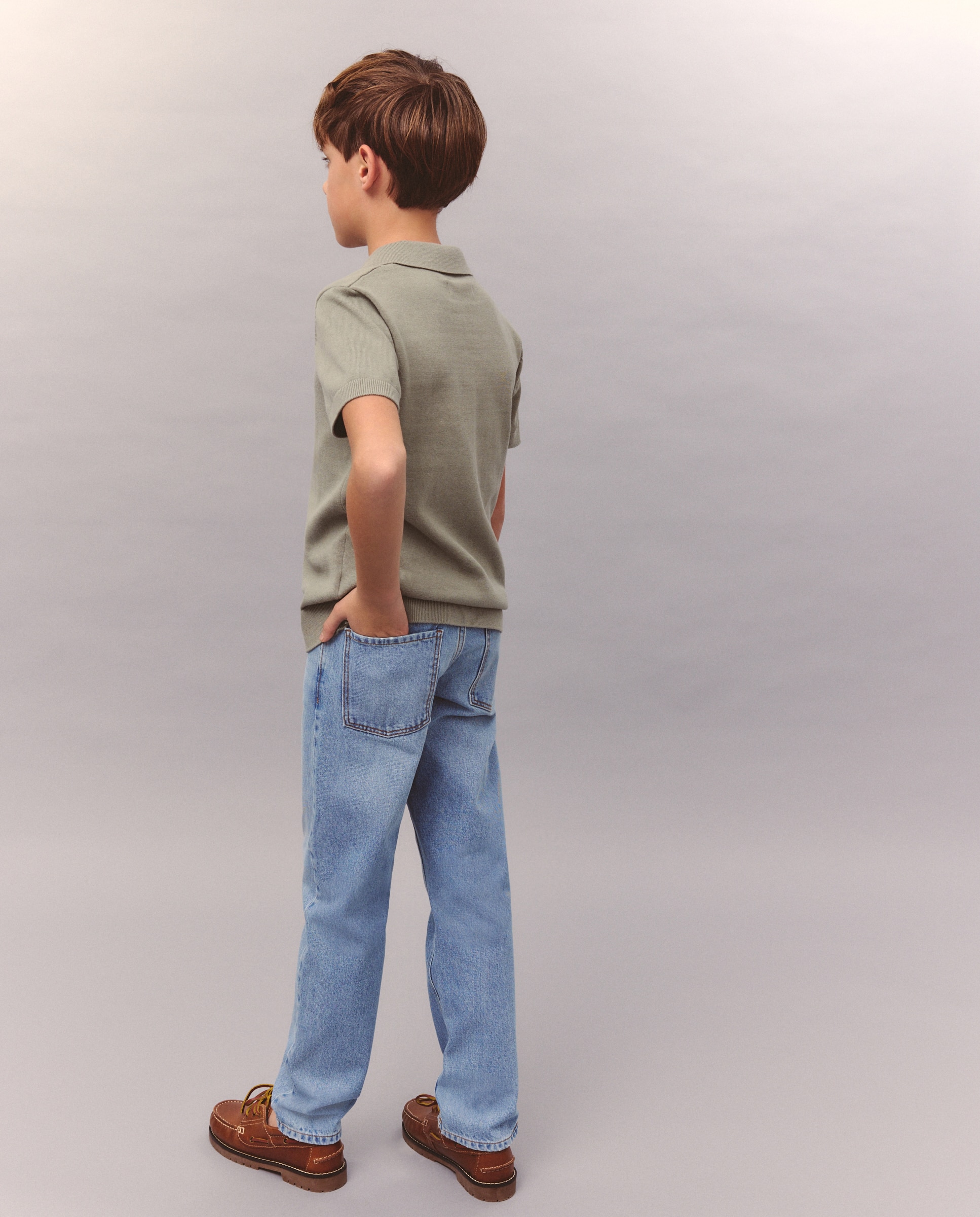 Jeans Straight Kids El Corte Inglés 490 Petróleo-3