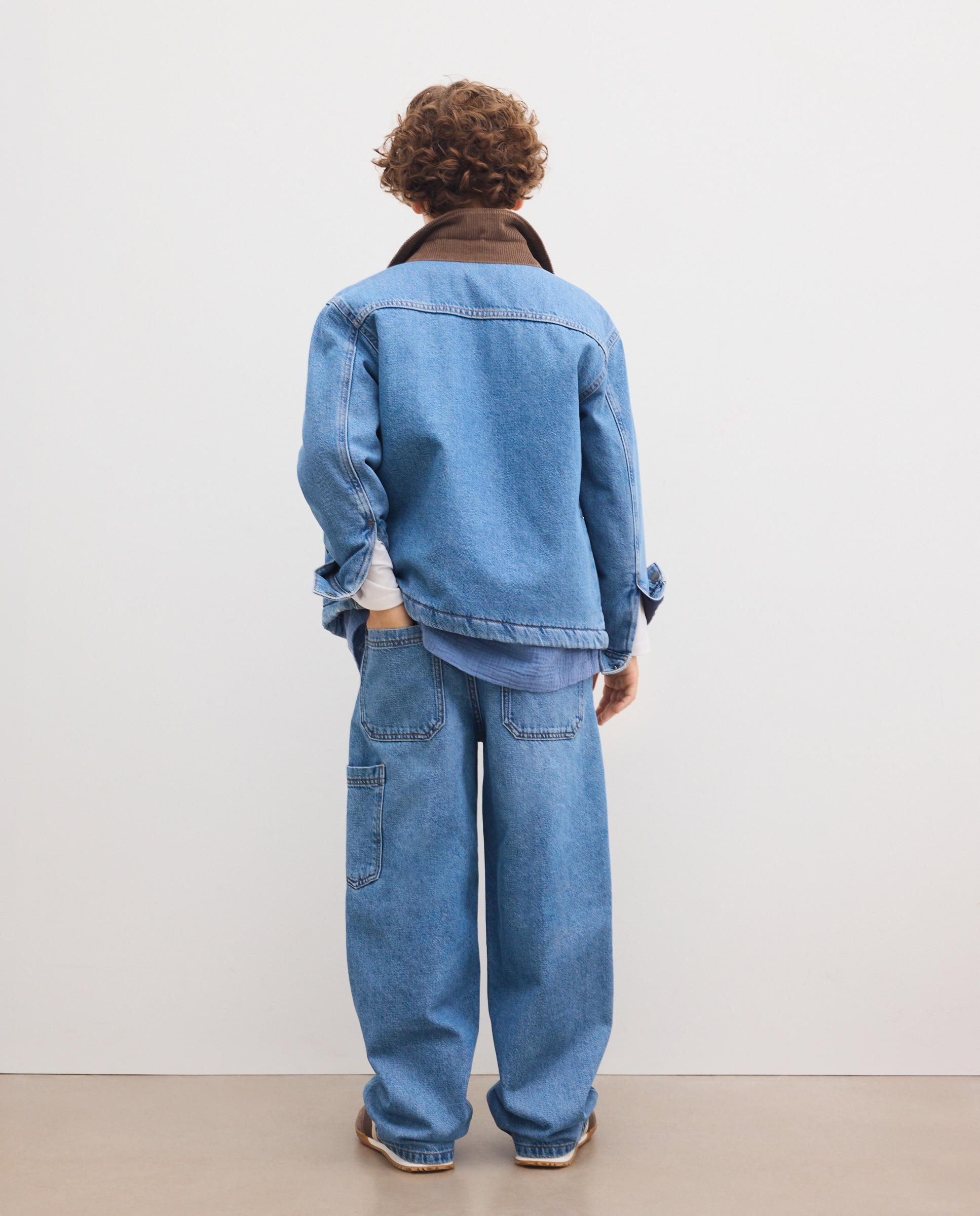 Jeans Tipo Loose Lisas Kids El Corte Inglés Azul pálido-3