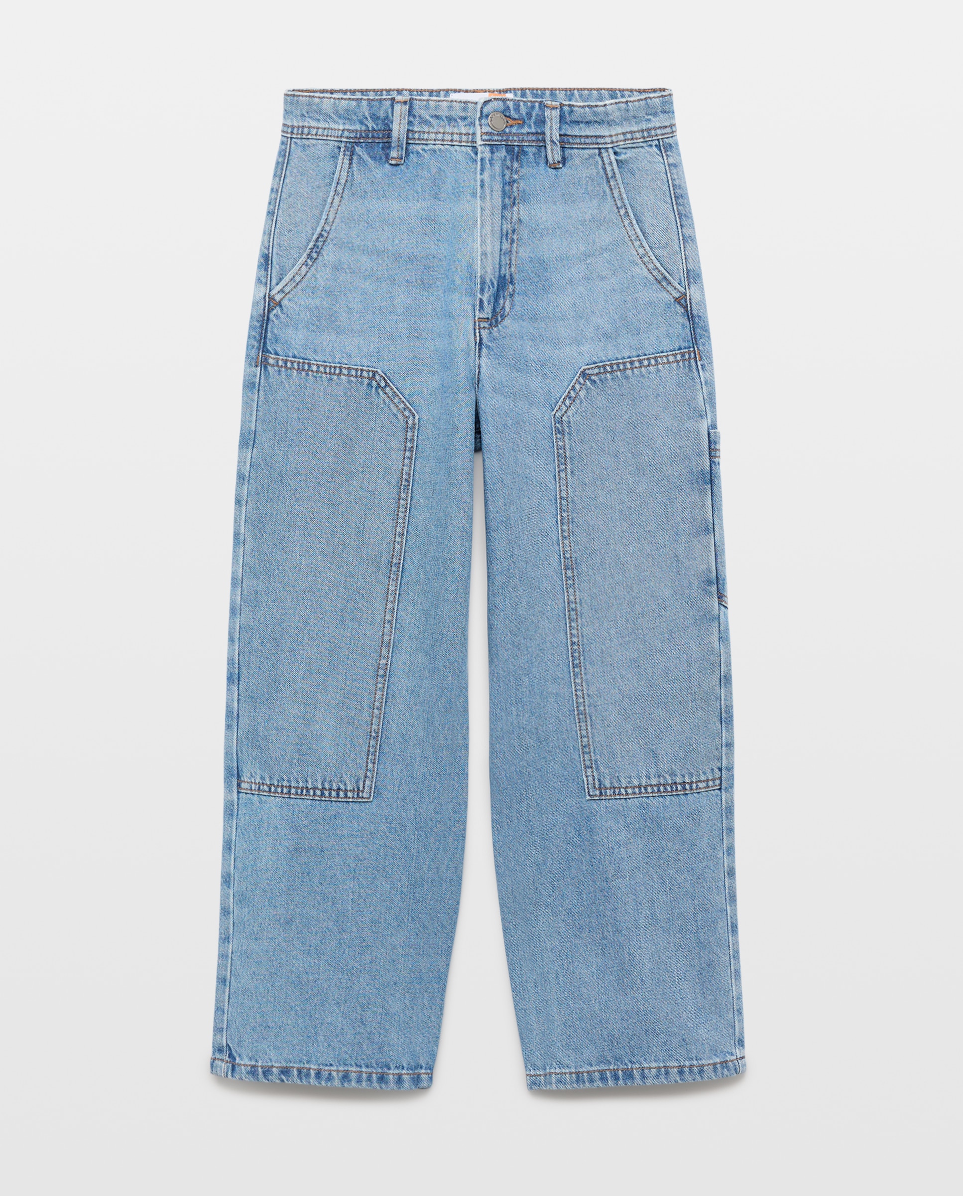 Jeans Tipo Loose Lisas Kids El Corte Inglés Azul pálido-4