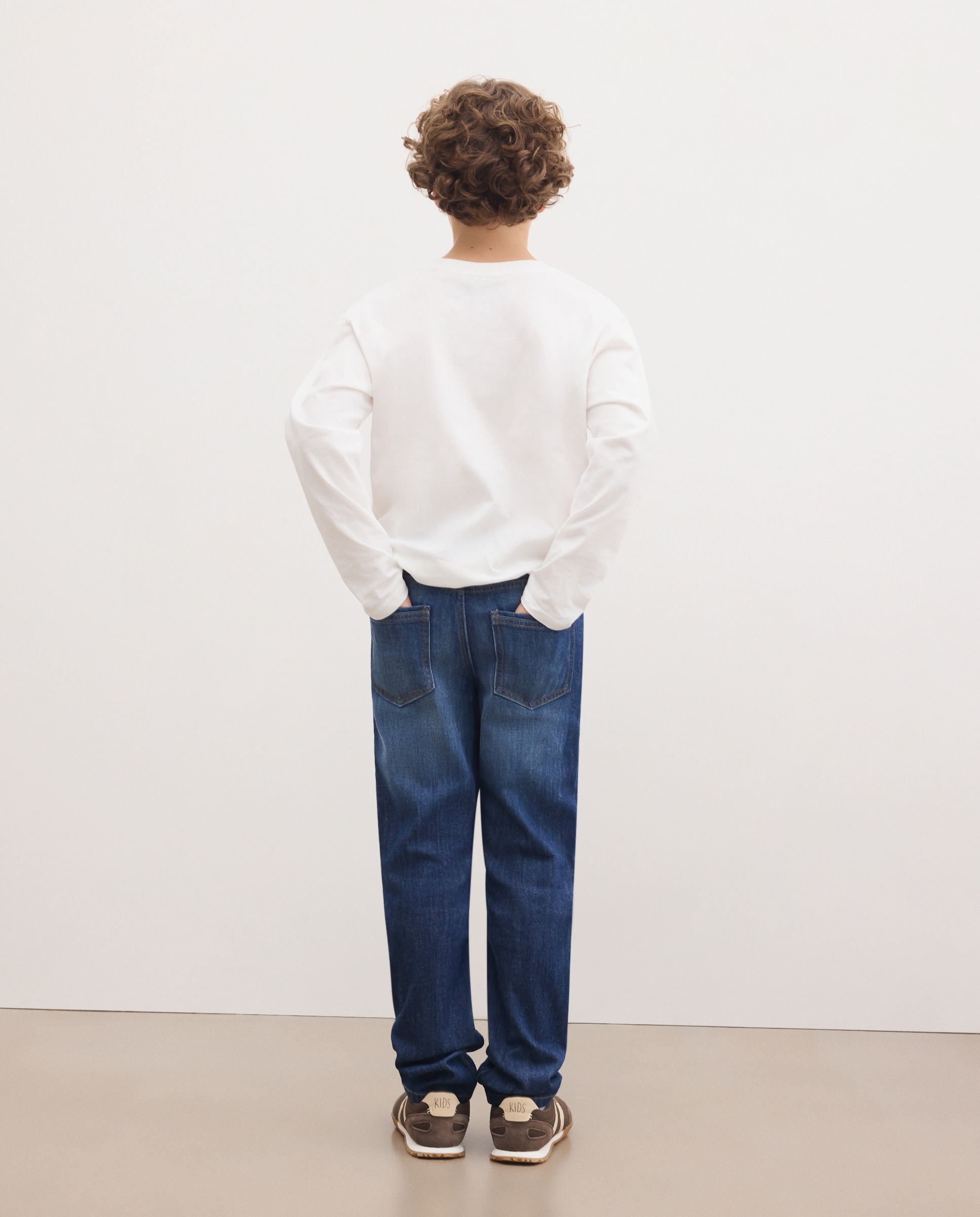 Pantalón denim de niño liso slim fit - Kids El Corte Inglés - Azul Suave Azul Suave-3