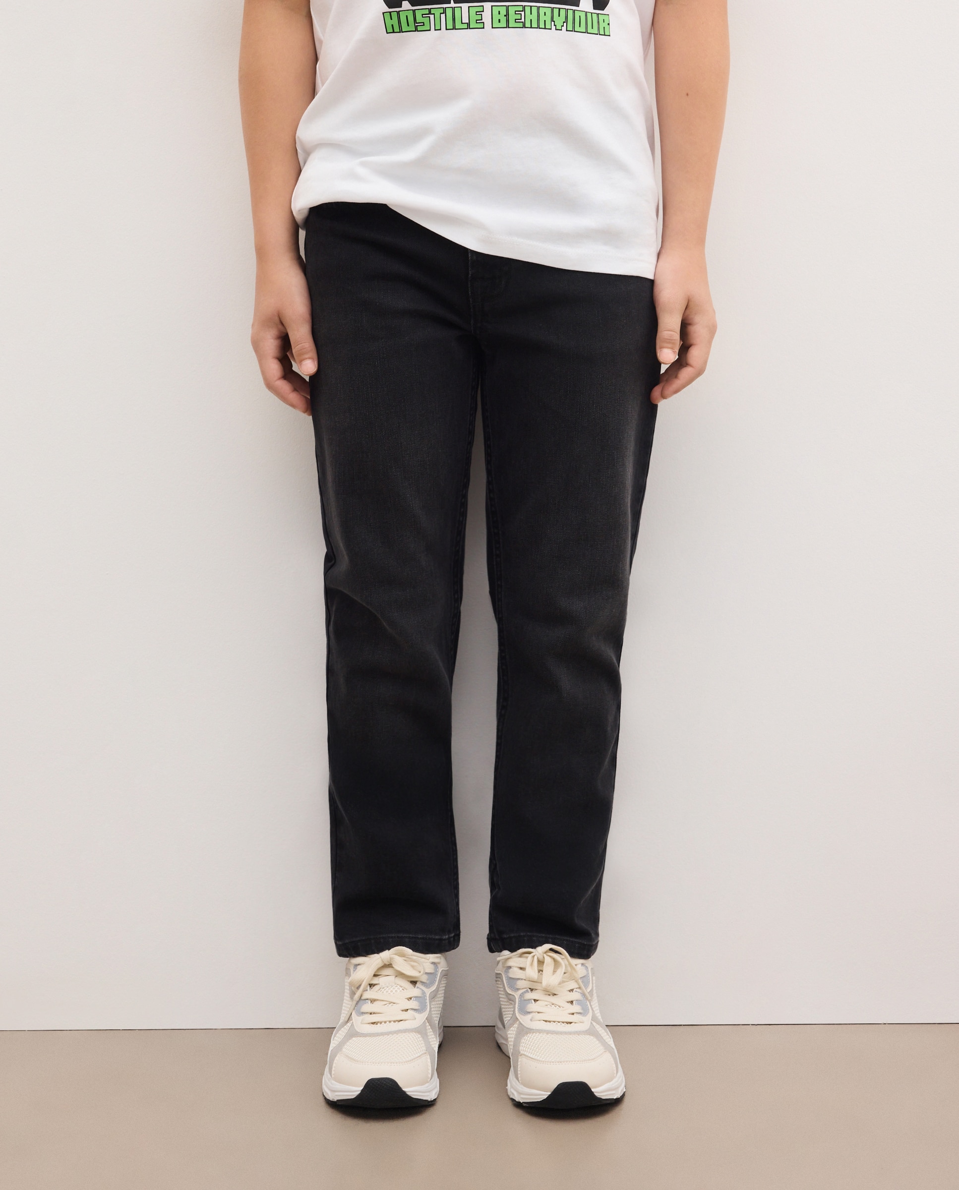 Jeans Lisas Slim Fit Kids El Corte Inglés Preto Intenso-2