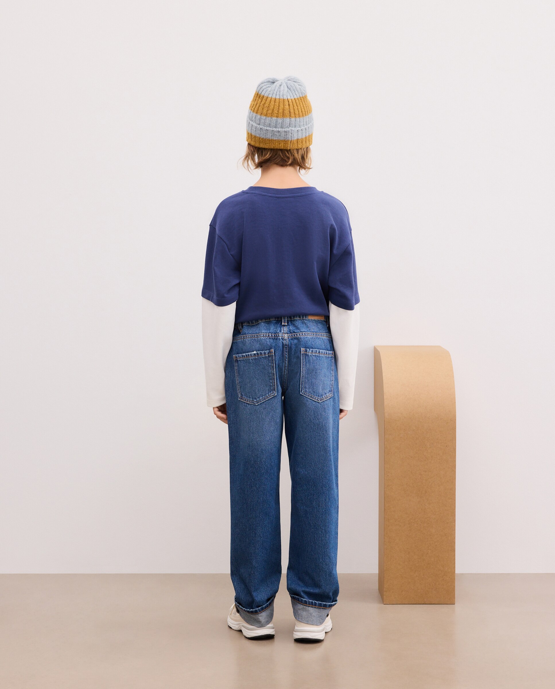 Pantalón denim regular fit de niño - Kids El Corte Inglés - Azul pálido Azul pálido-3