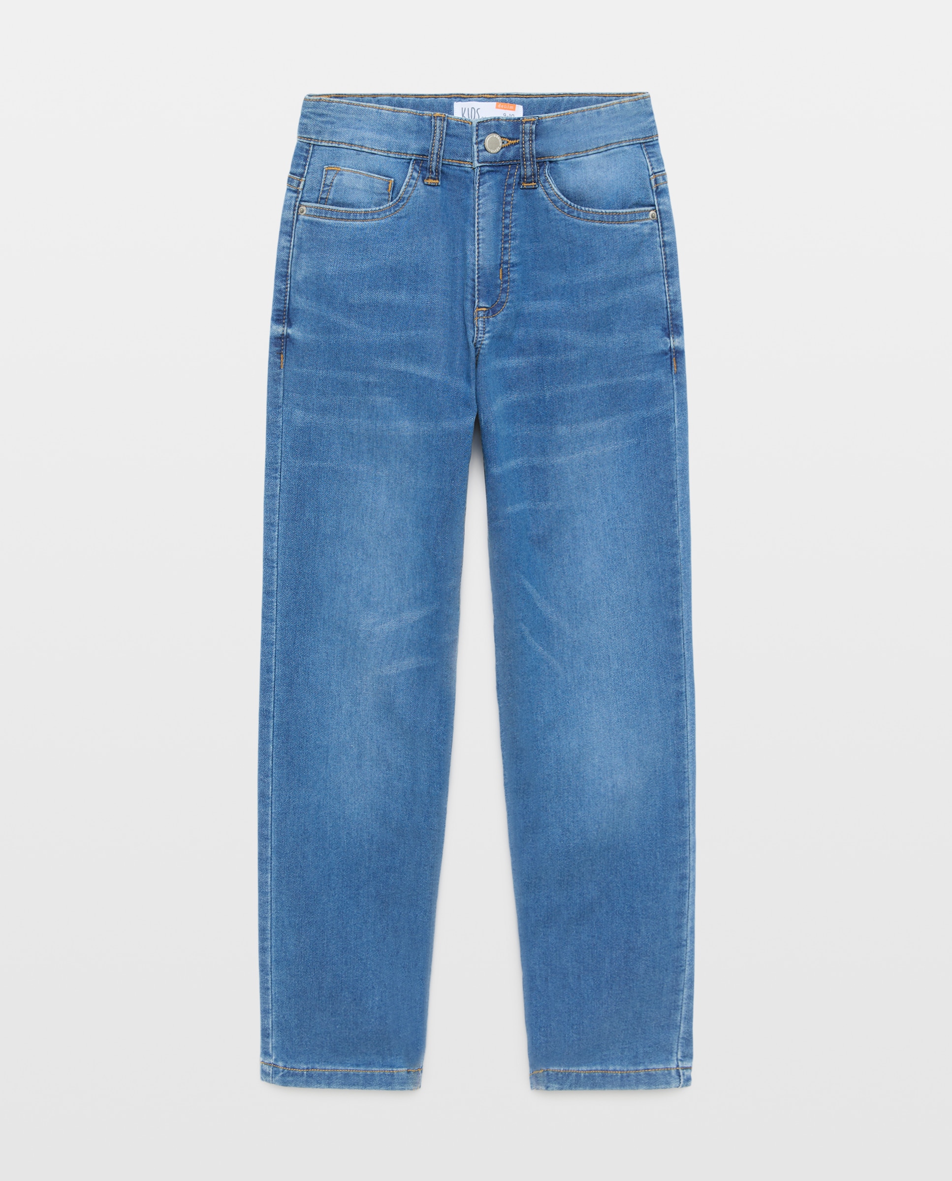 Pantalón de felpa denim de niño - Kids El Corte Inglés - Azul Azul-4