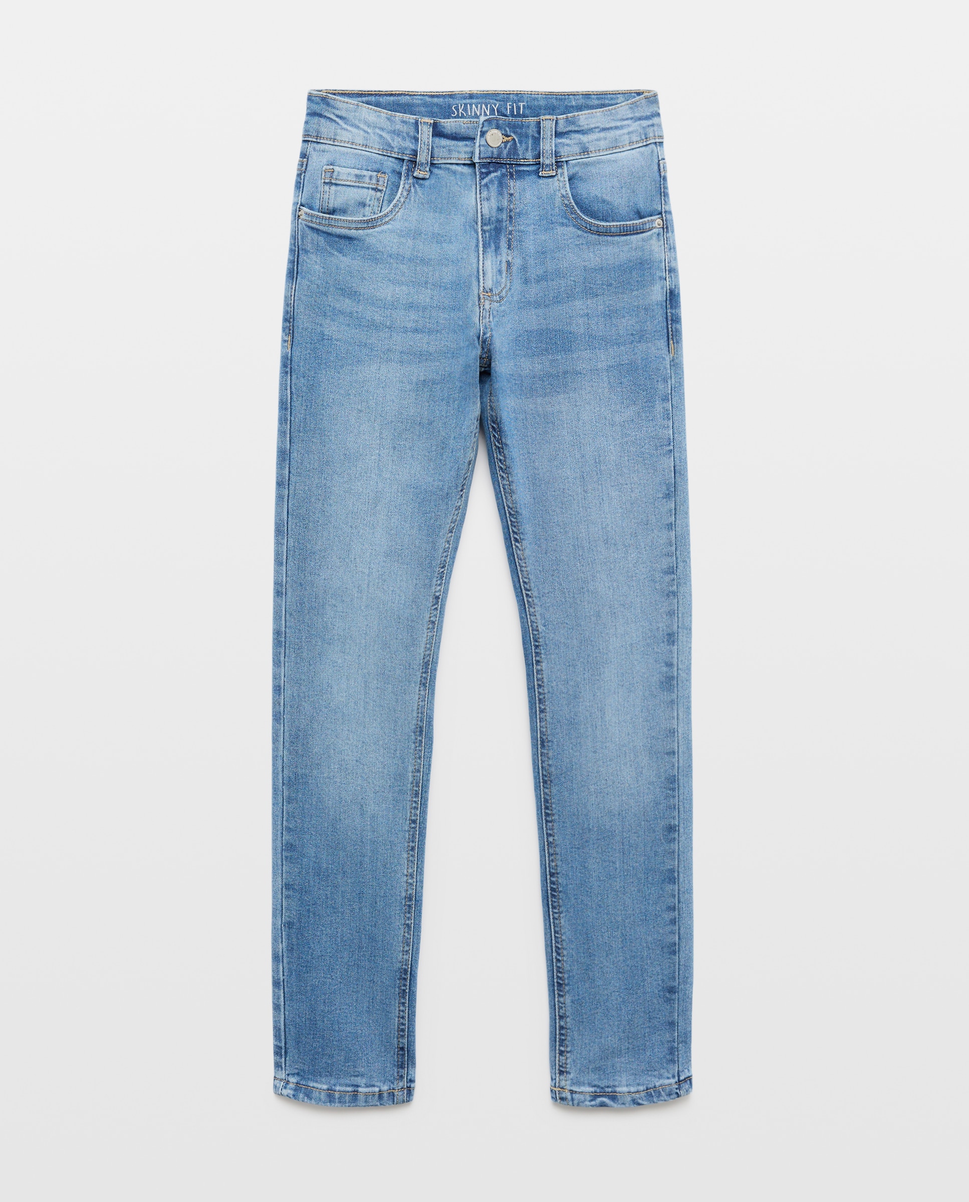 Imagen 1 de Pantalón de niño denim rotos skinny - Kids El Corte Inglés - Azul pálido Azul pálido