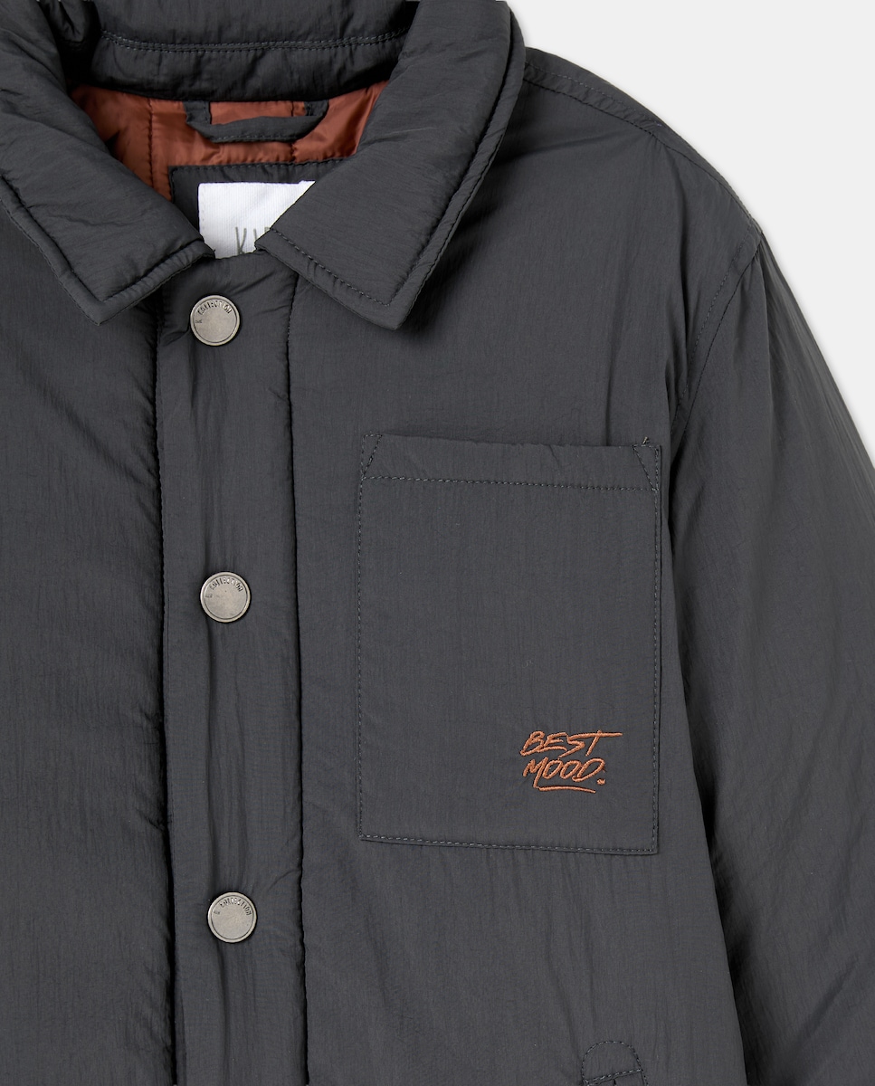 Blusão Ligeiro Cinzento-escuro-6