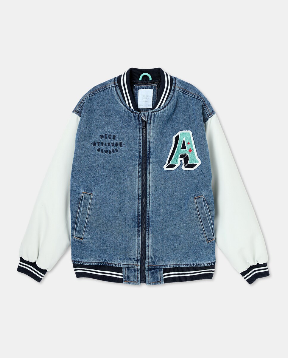 Blusão Bomber Azul-5