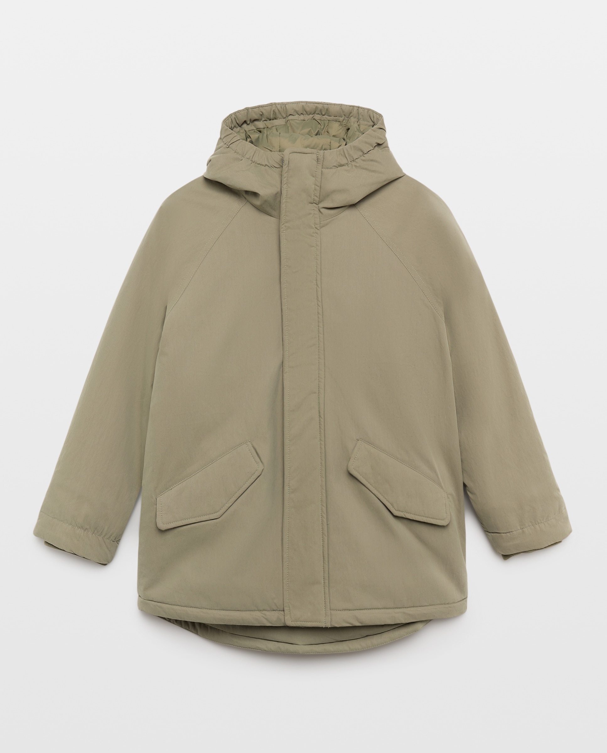 Parka coreana lisa larga de niño - Kids El Corte Inglés - 520 Kaki 520 Kaki-5