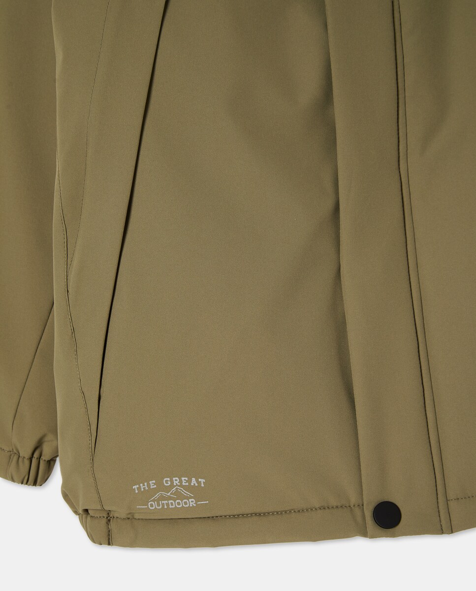 Parka Ligeira Verde-5