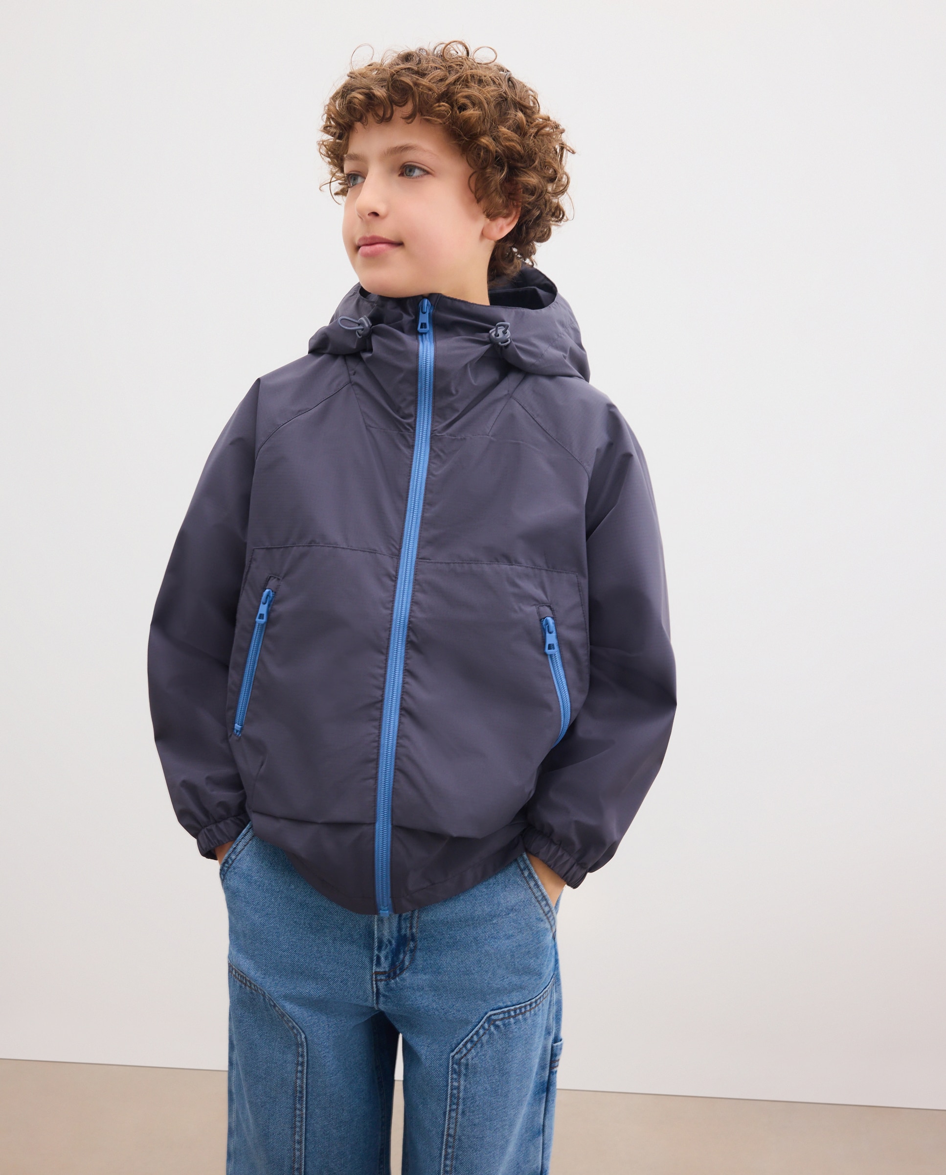 Parka ligera de niño cortavientos en color liso - Kids El Corte Inglés - 830 Antracita 830 Antracita-2