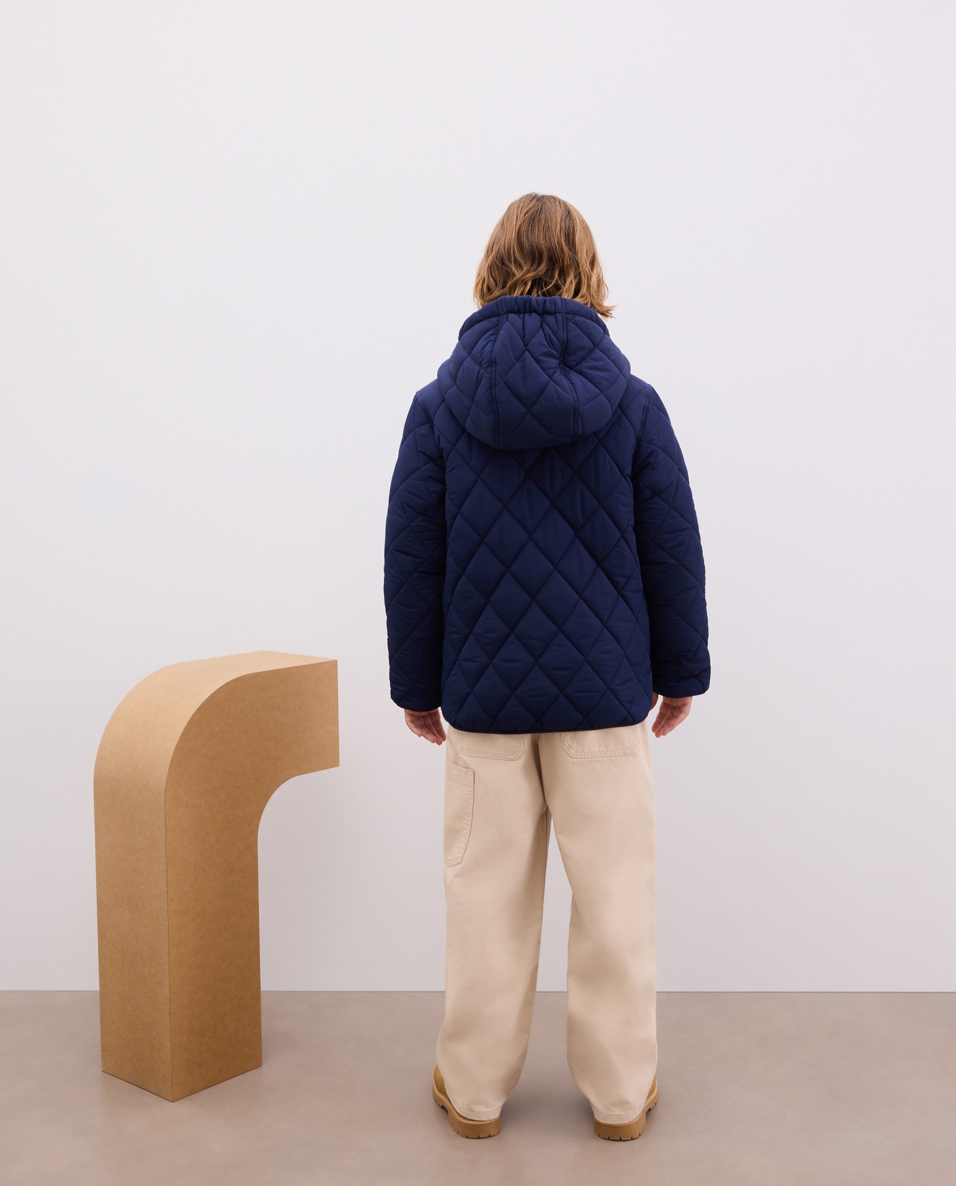 Parka de niño básica encerada lisa - Kids El Corte Inglés - Azul marino Azul marino-3