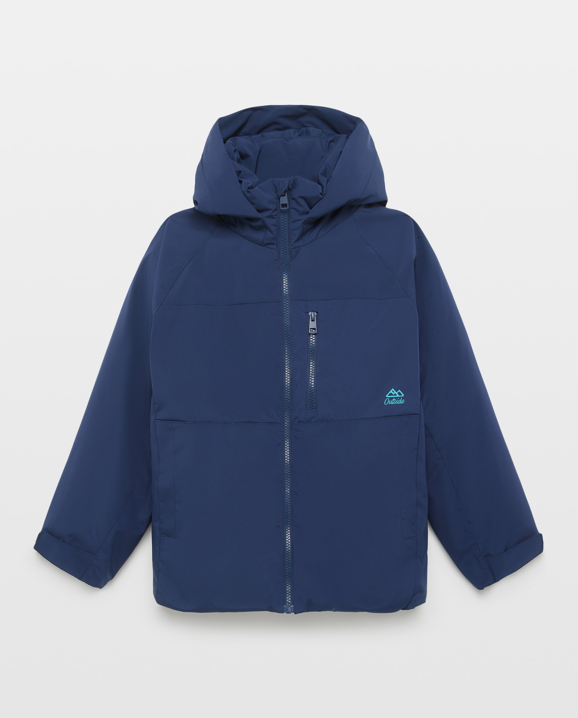 Parka lisa ligera parche de niño - Kids El Corte Inglés - Azul marino Azul marino-4