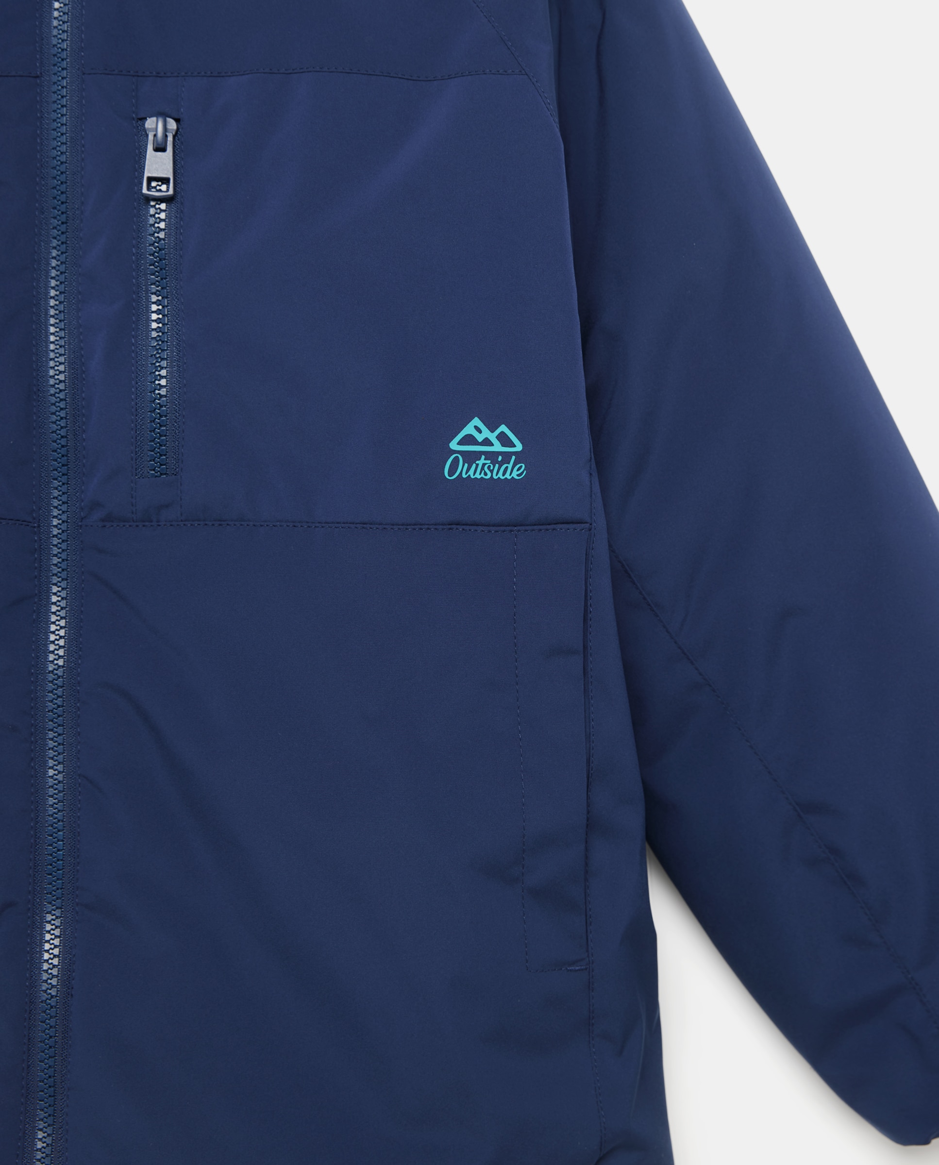 Parka lisa ligera parche de niño - Kids El Corte Inglés - Azul marino Azul marino-5