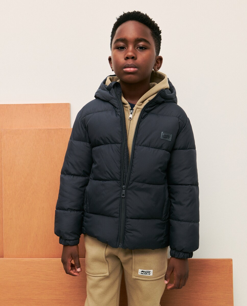 Parka Básica Lisa 830 Antracite-2