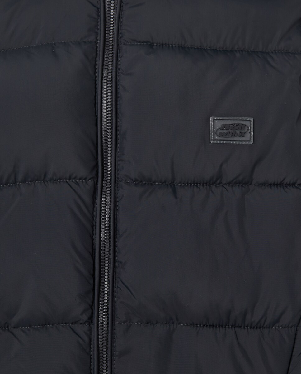 Parka Básica Lisa 830 Antracite-5