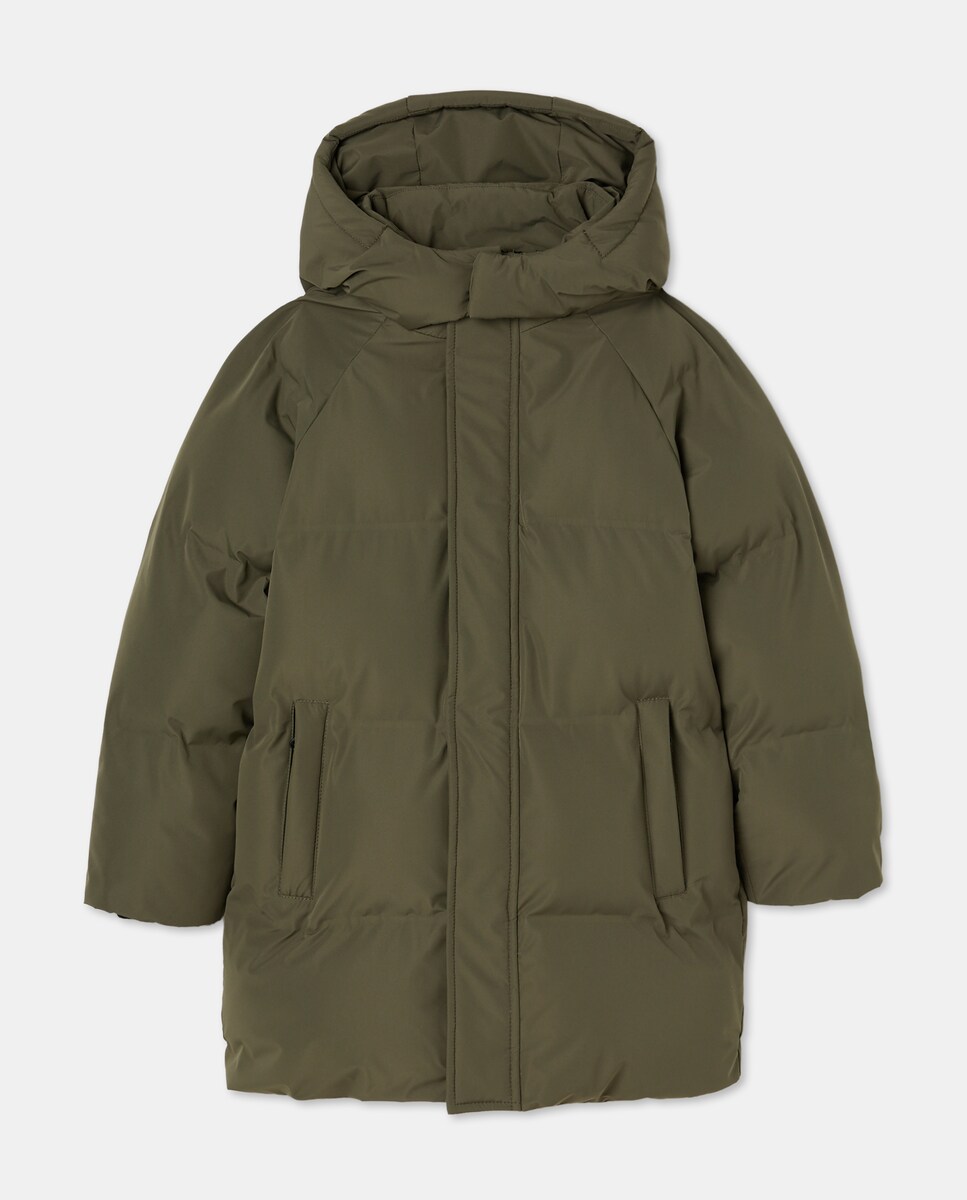 Parka com Fantasia e Costuras Termosseladas 520 Caqui-4