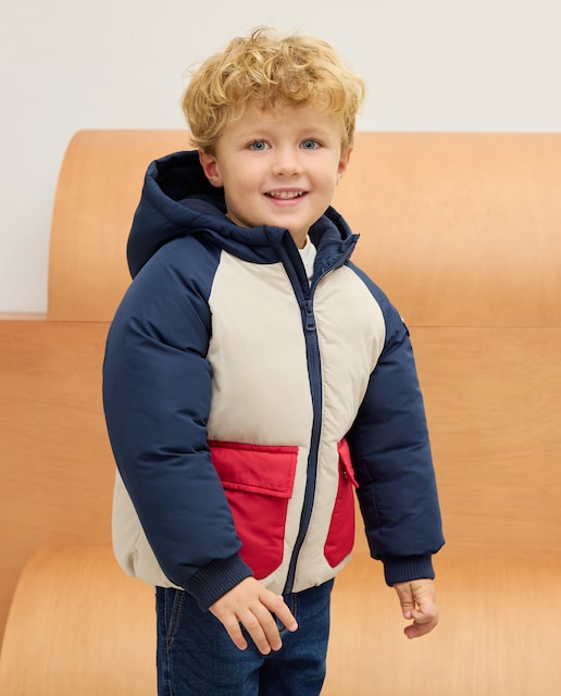 Imagen 0 de Parka de niño color block