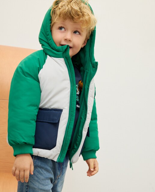 Imagem 0 de Parka com Color Block