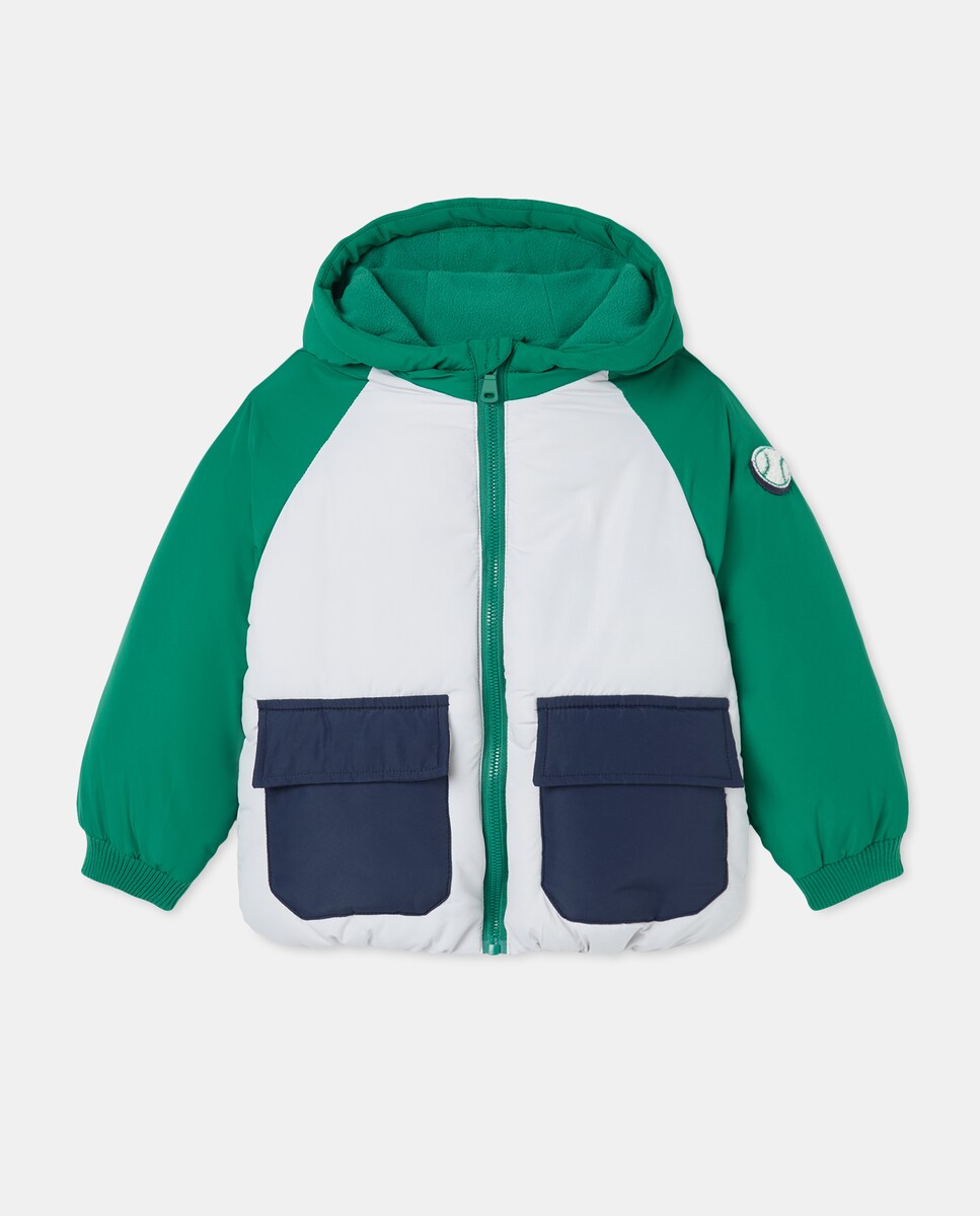 Parka com Color Block Multicolor-4