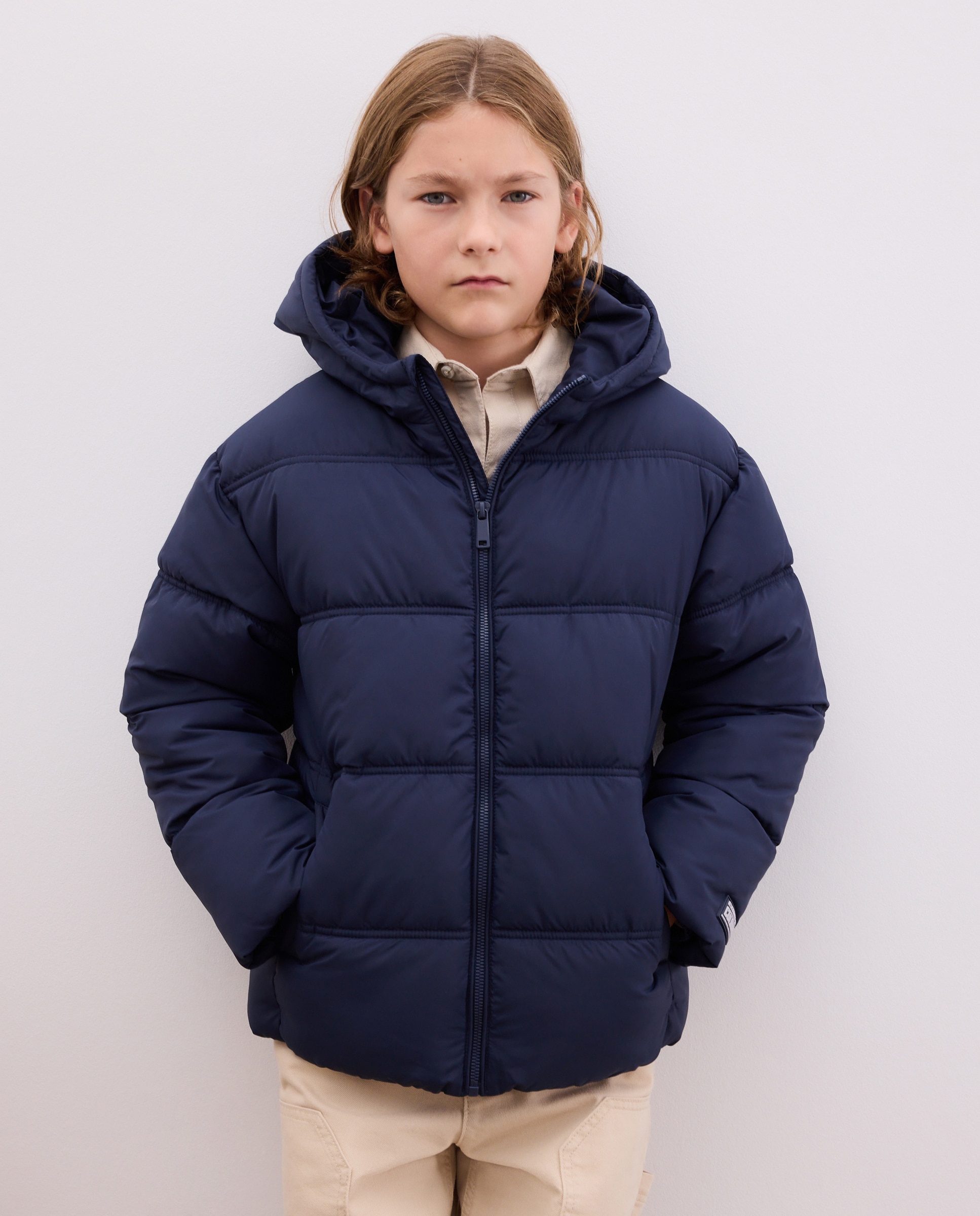 Parka de niño básica lisa - Kids El Corte Inglés - Azul marino Azul marino-1