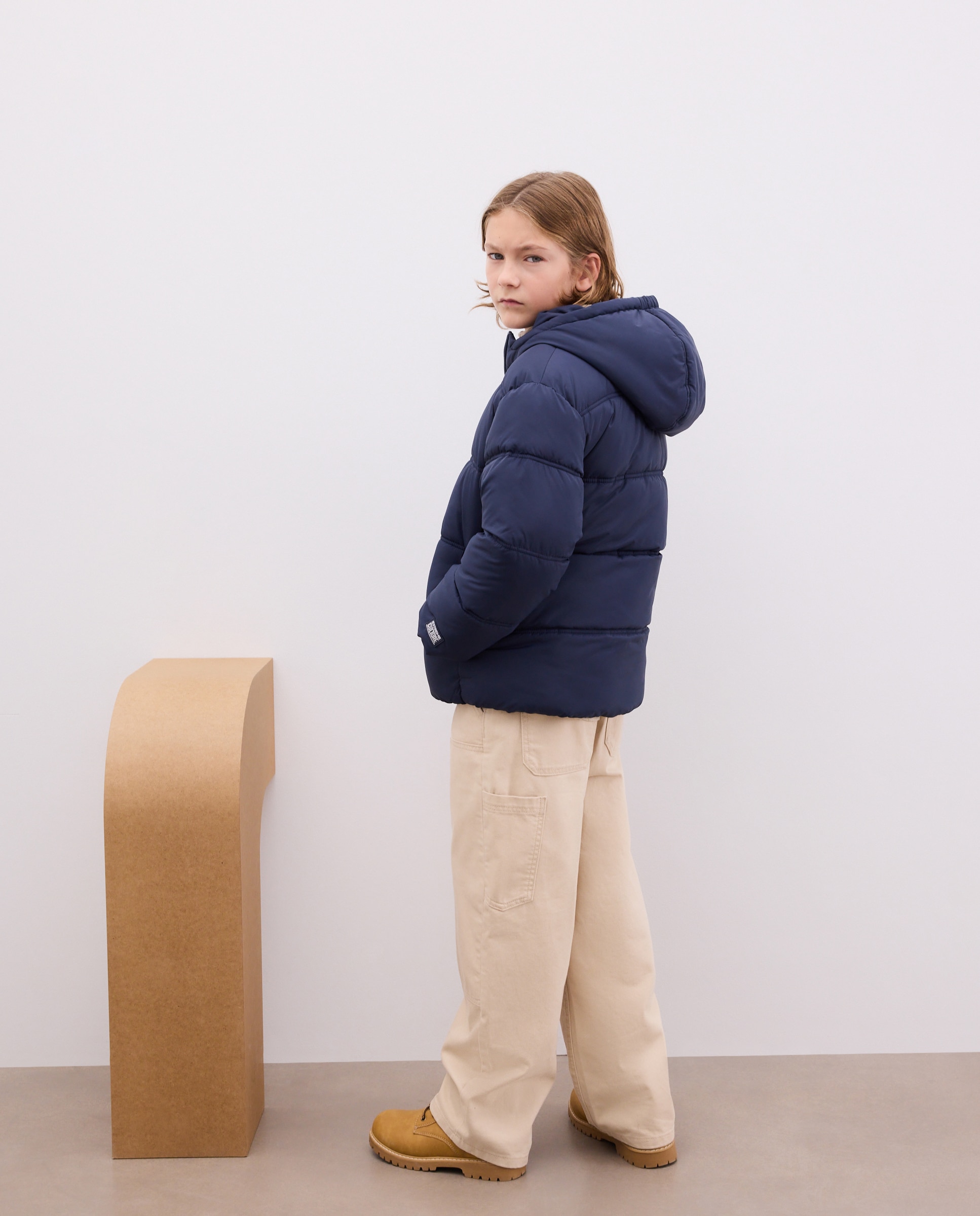 Parka de niño básica lisa - Kids El Corte Inglés - Azul marino Azul marino-3