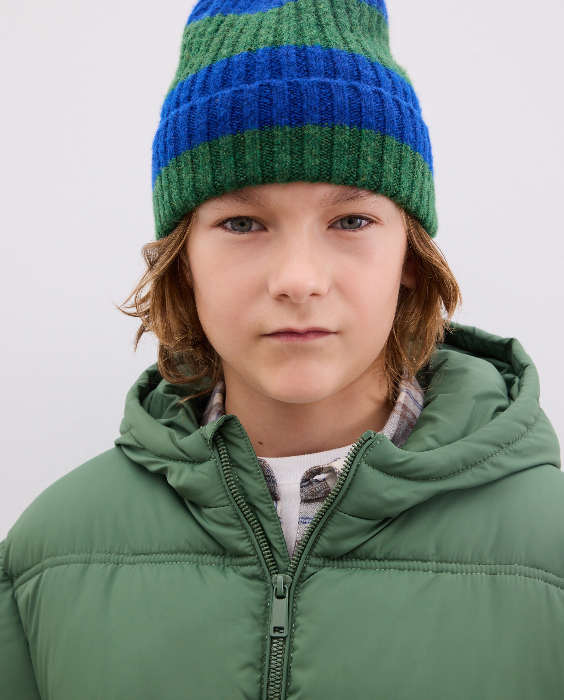 Parka de niño básica lisa - Kids El Corte Inglés - Verde Verde-3