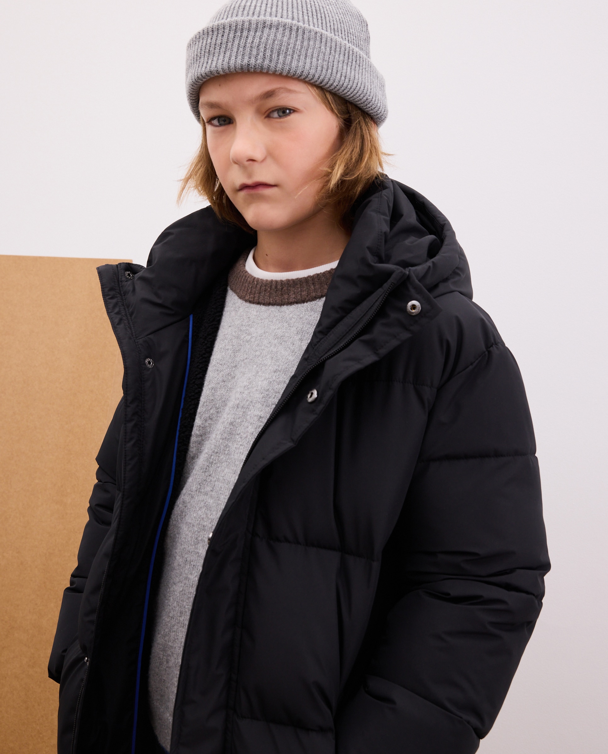 Parka de niño fantasía costuras - Kids El Corte Inglés - Negro Negro-2
