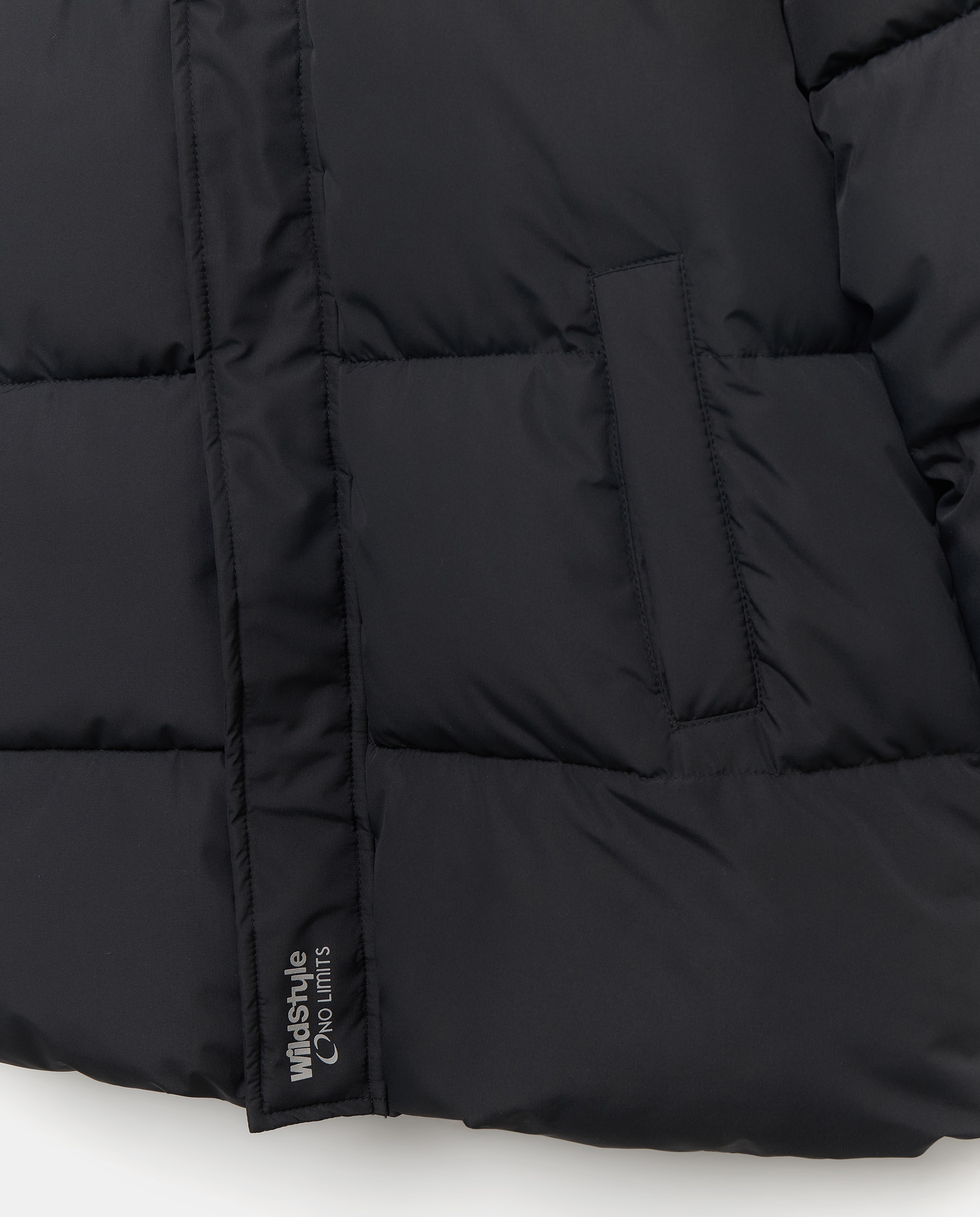 Parka de Fantasia com Costuras Kids El Corte Inglés Preto-2